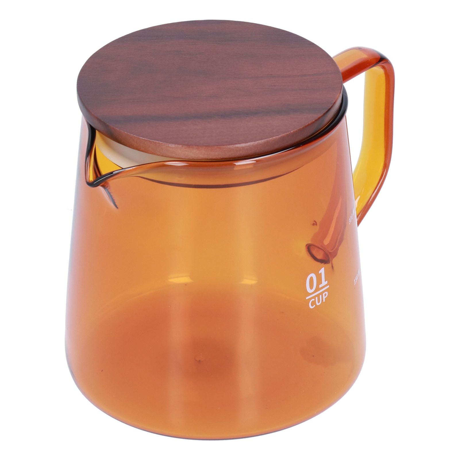 Tea Cup Borosilicate Glass 300ml 11.9oz Heat Resistant Household Coffee Mug Water Container with LidBrown - Image 7