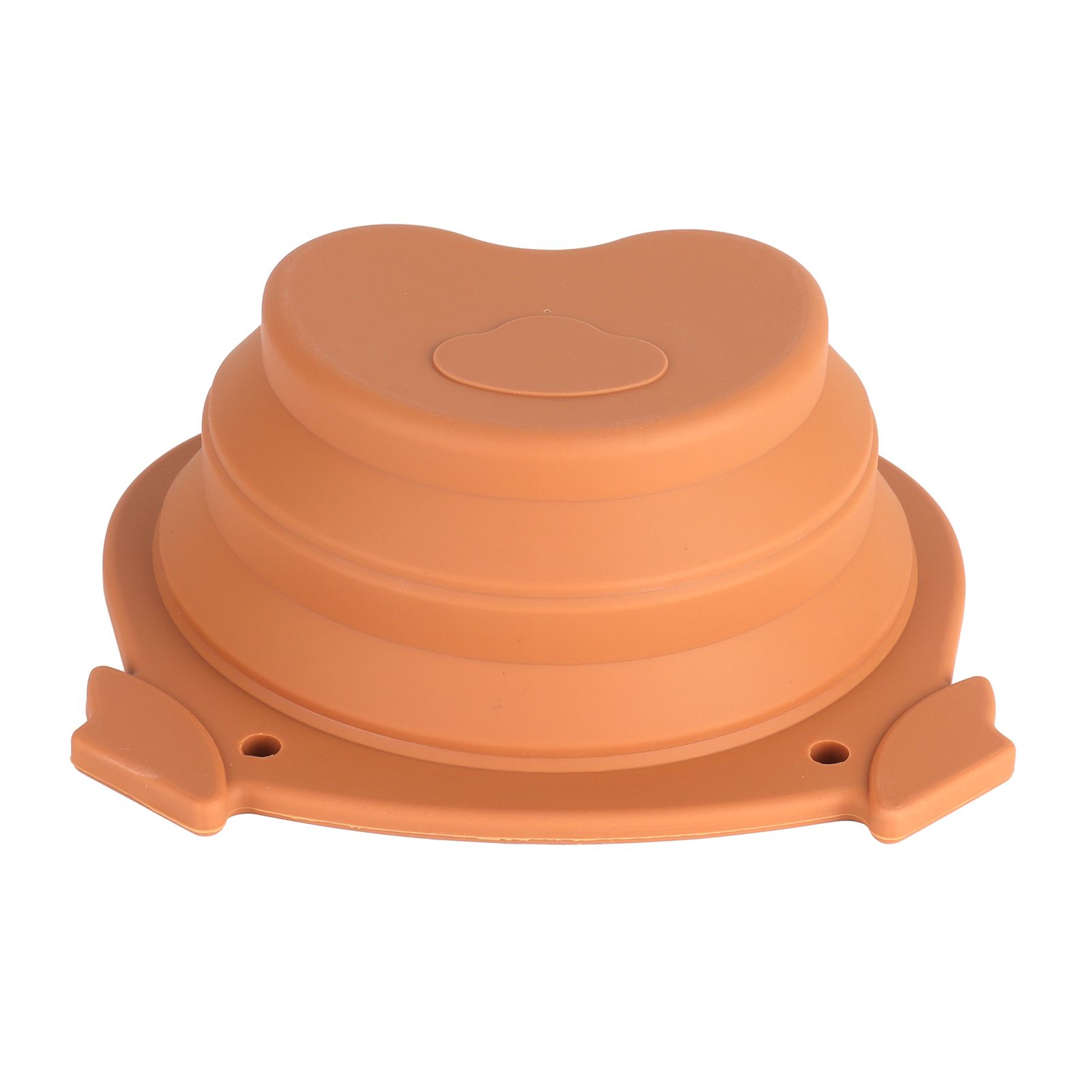 600ml Collapsible Dog Bowl Brown Durable Multifunctional Foldable Portable Dog Bowl for Hiking Camping - Image 8
