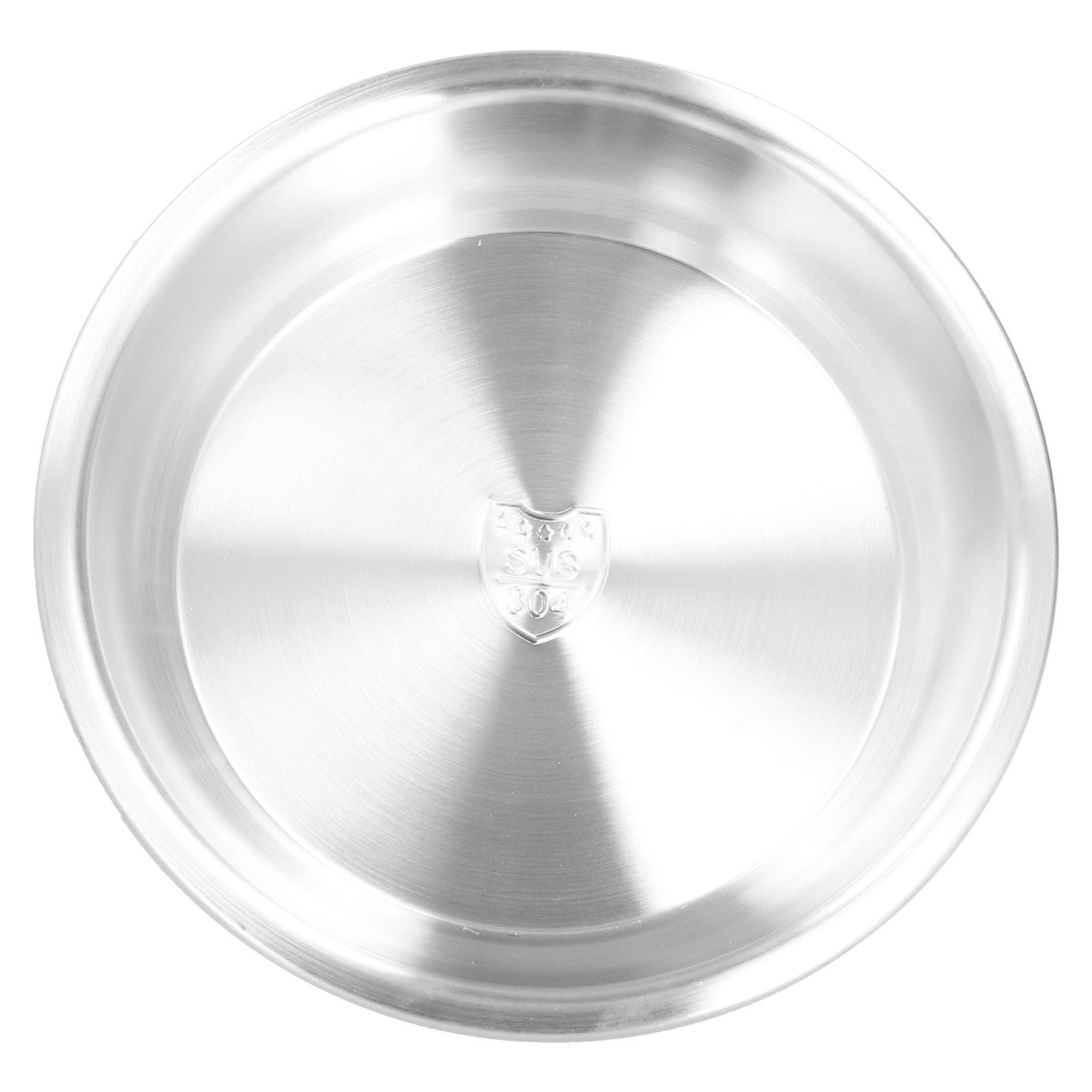 Deep Plate Stainless Steel Heavy Duty Salad Soup Serving Dish Tableware for Home Kitchen24cm - Image 5
