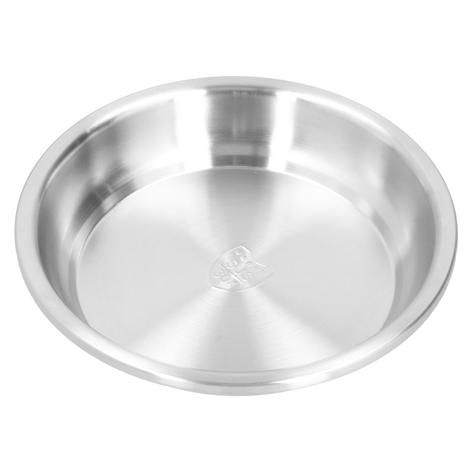 Deep Plate Stainless Steel Heavy Duty Salad Soup Serving Dish Tableware for Home Kitchen28cm - Image 2