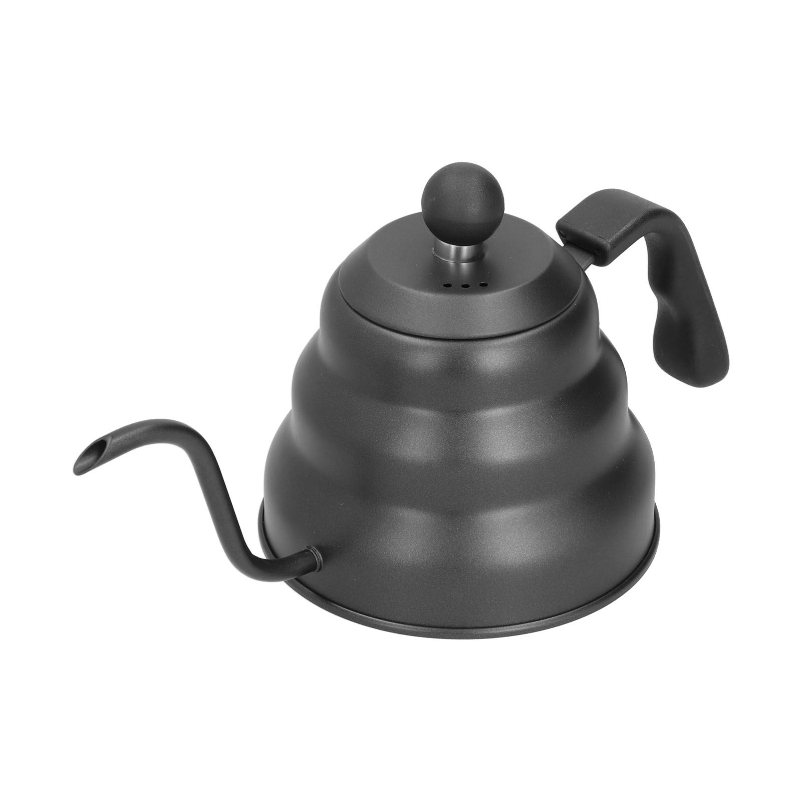 PTFE Stainless Steel Tea Pot Coffee Kettle Gooseneck Spout Pour Over Coffee Maker Drip Kettle Black1L - Image 3