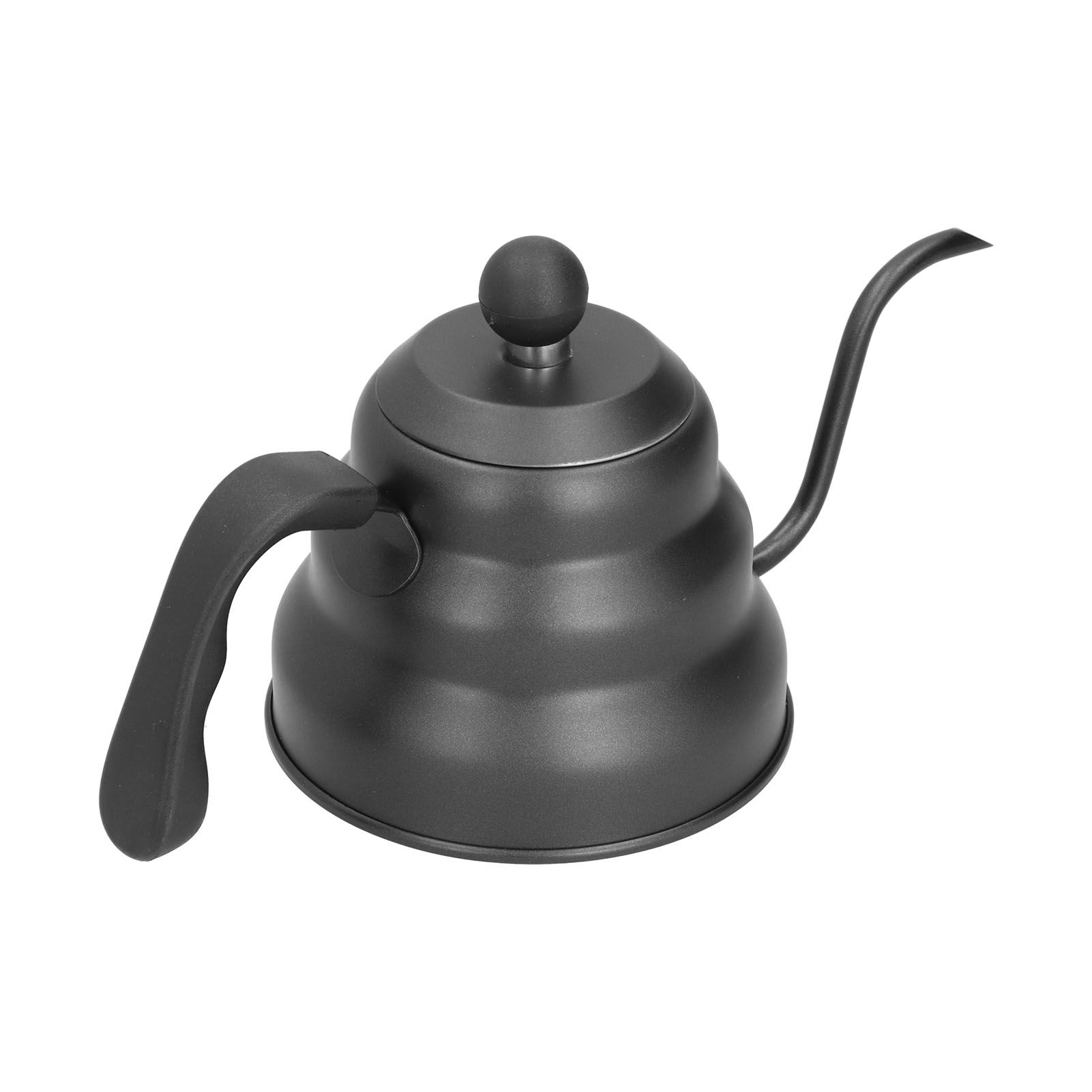 PTFE Stainless Steel Tea Pot Coffee Kettle Gooseneck Spout Pour Over Coffee Maker Drip Kettle Black1.2L - Image 4