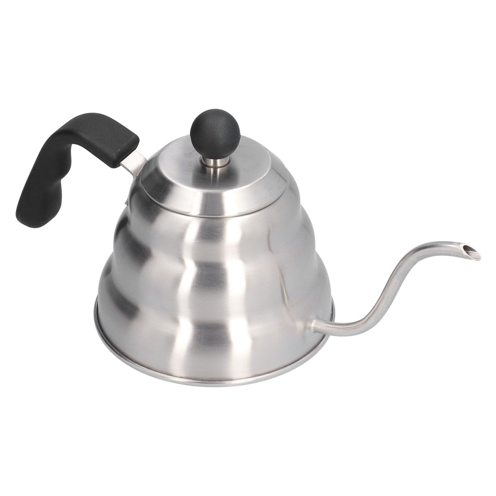 Stainless Steel Pour Over Coffee Kettle Vintage Gooseneck Spout Pot Coffee Utensils for Home Kitchen1L - Image 3