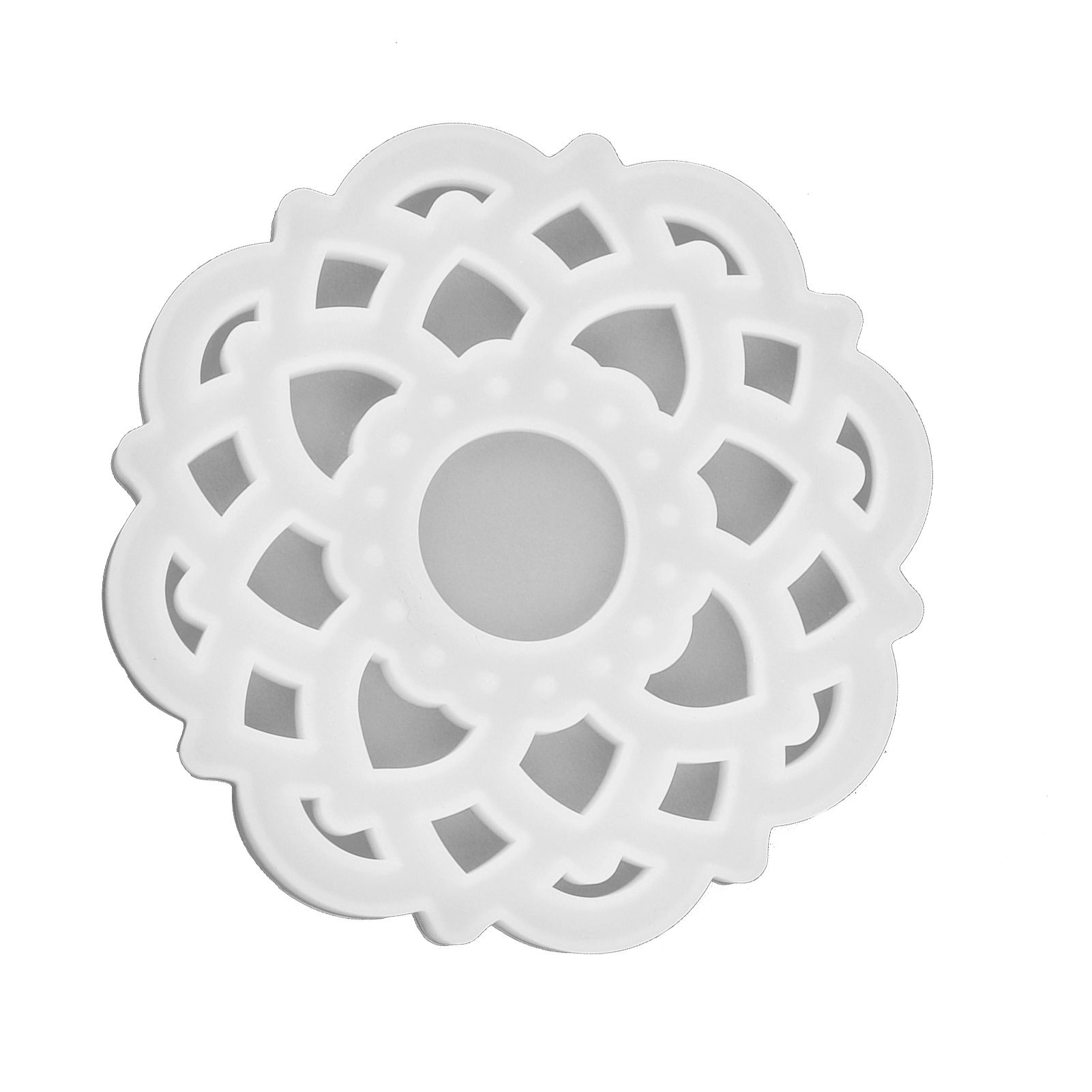DIY Crystal Epoxy Resin Mold Innovative Shaped Mirror Silicone Candle Holder Mold for BakeryLotus Mold 60‑734 - Image 2