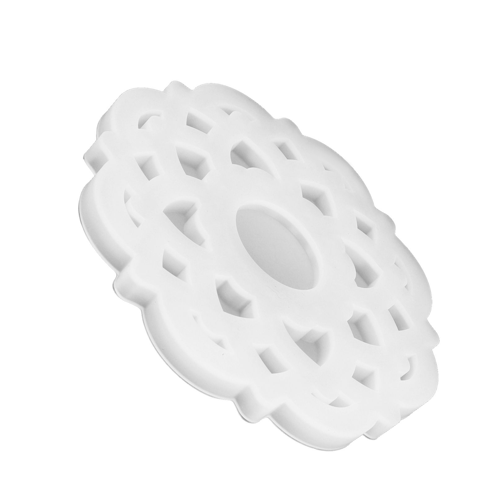 DIY Crystal Epoxy Resin Mold Innovative Shaped Mirror Silicone Candle Holder Mold for BakeryLotus Mold 60‑734 - Image 4