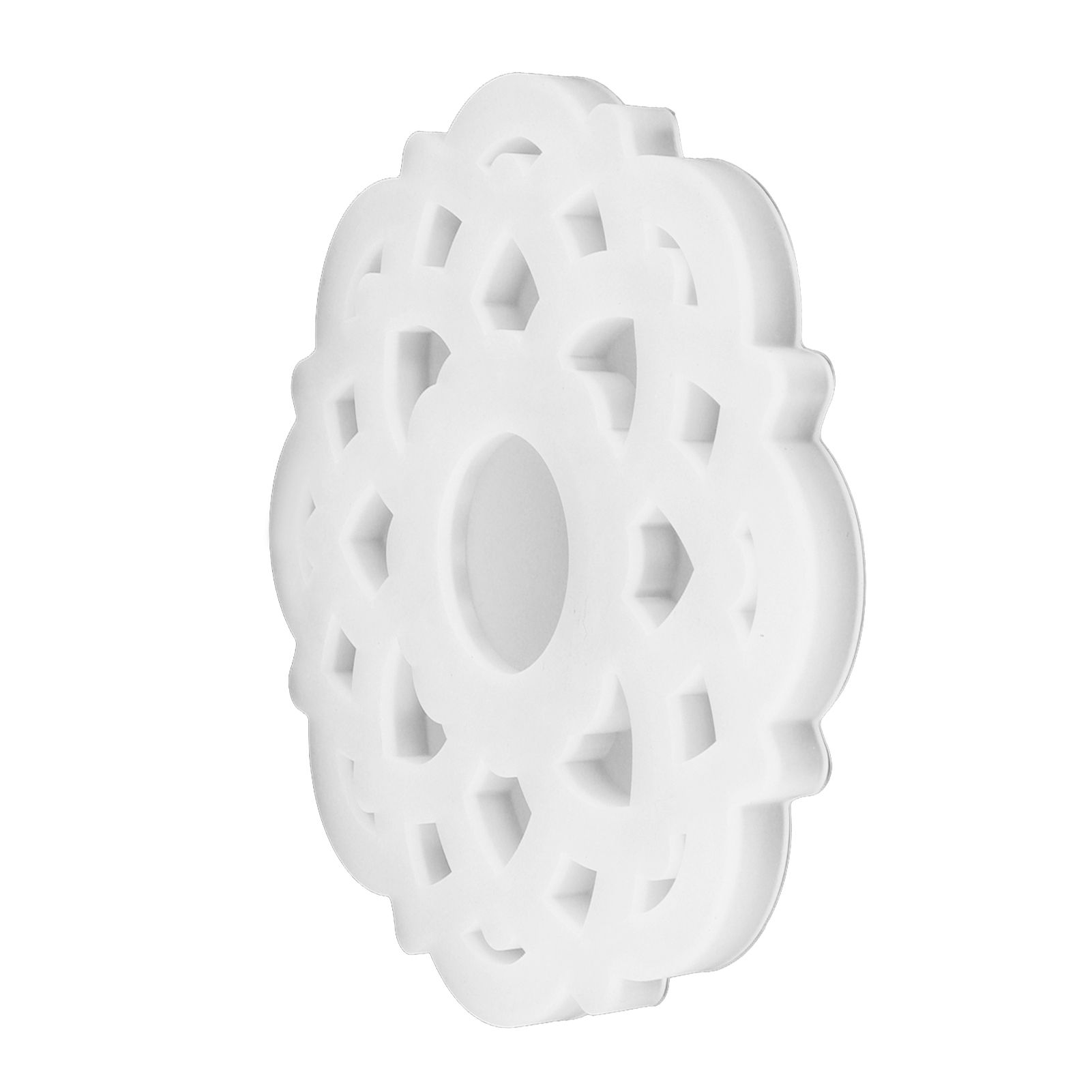 DIY Crystal Epoxy Resin Mold Innovative Shaped Mirror Silicone Candle Holder Mold for BakeryLotus Mold 60‑734 - Image 6