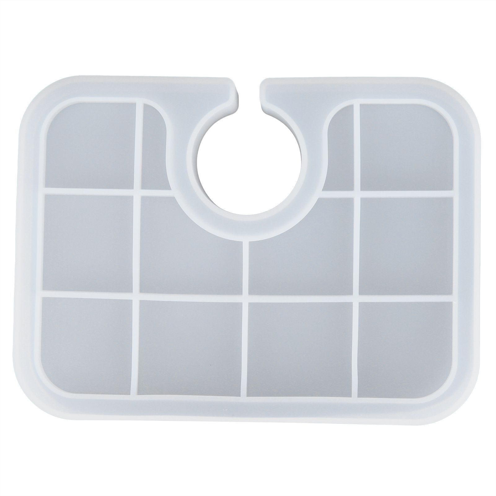 Silicone Mold Translucent Epoxy Resin Drop Glue Tray Tool for DIY Baking Decoration MakingSmall - Image 1