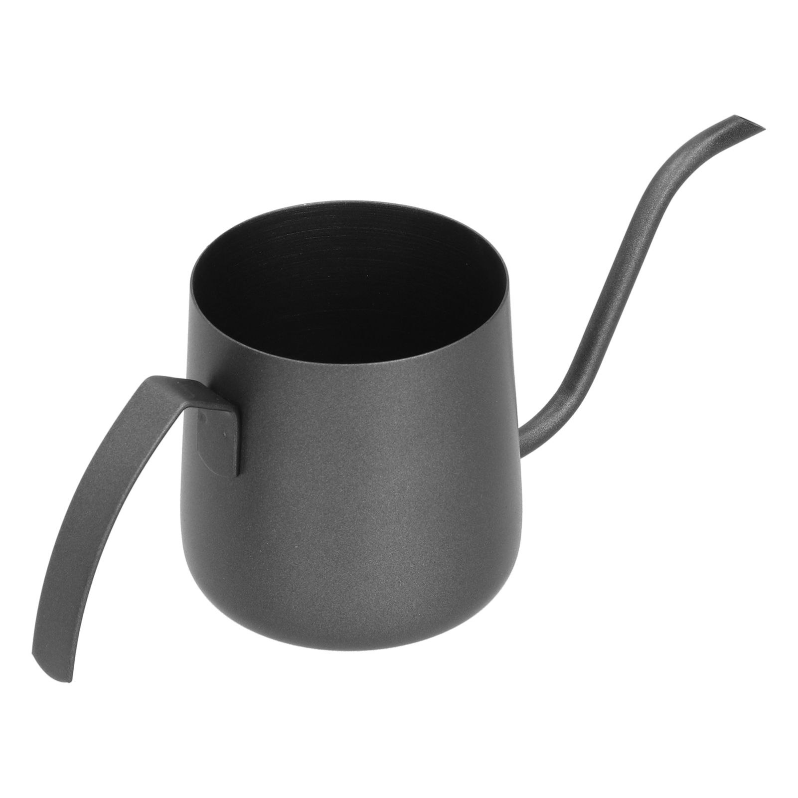 304 Stainless Steel PTFE Gooseneck Kettle with Inner Scale Pour Over Coffee Pot for Home250ml Black - Image 5