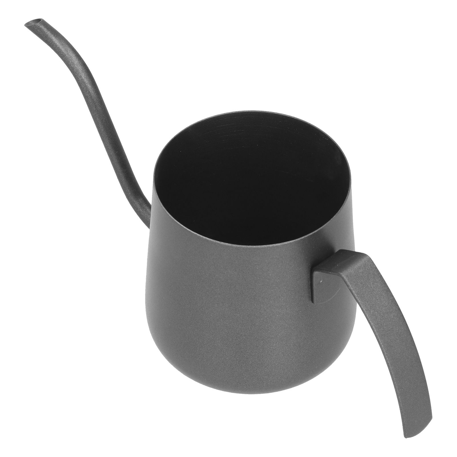 304 Stainless Steel PTFE Gooseneck Kettle with Inner Scale Pour Over Coffee Pot for Home250ml Black - Image 7