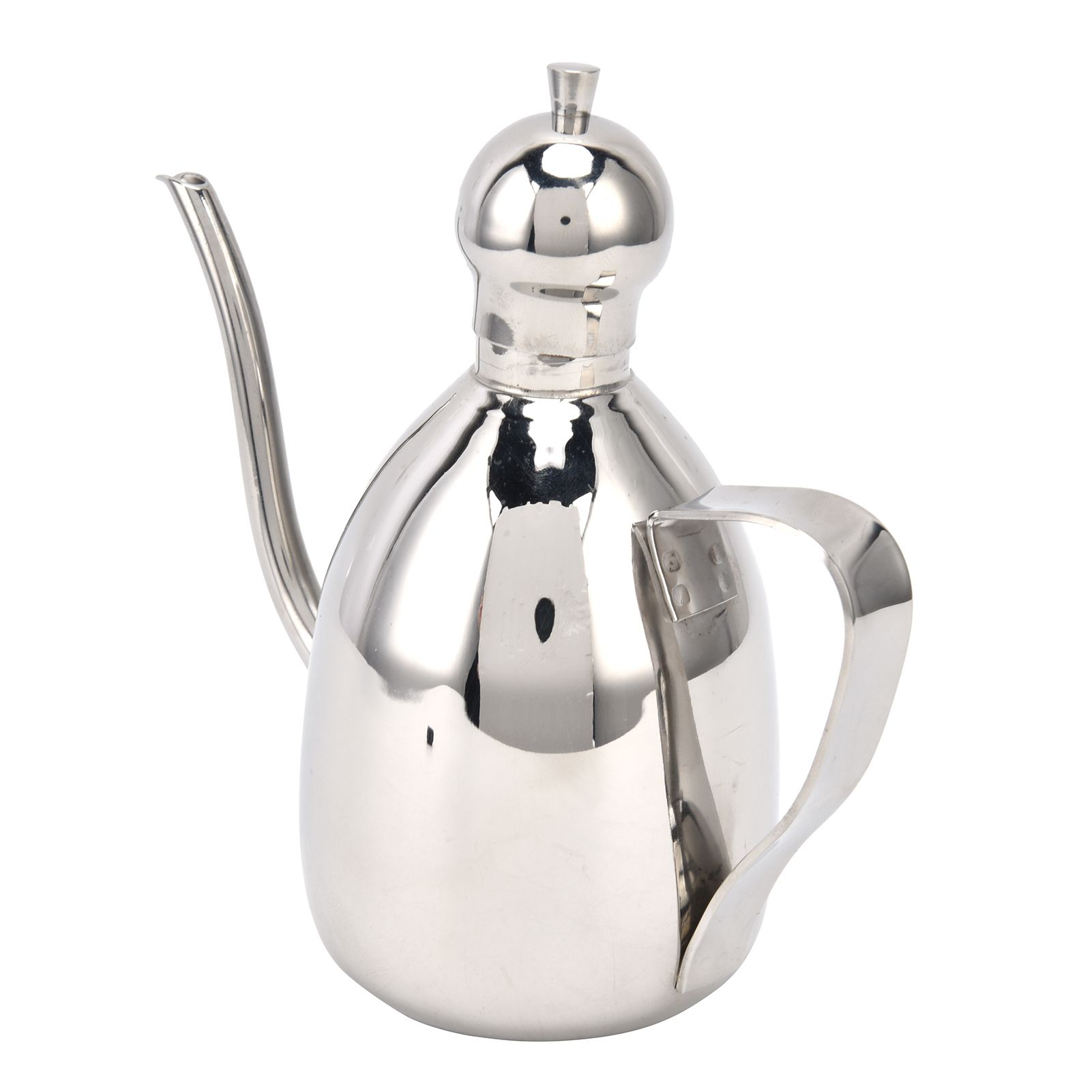 Stainless Steel Oil Can Portable High Water Tightness Stainless Steel Oil Can for Kitchen0.5L - Image 3