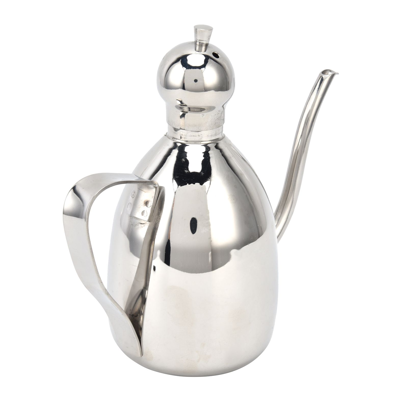 Stainless Steel Oil Can Portable High Water Tightness Stainless Steel Oil Can for Kitchen1L - Image 2