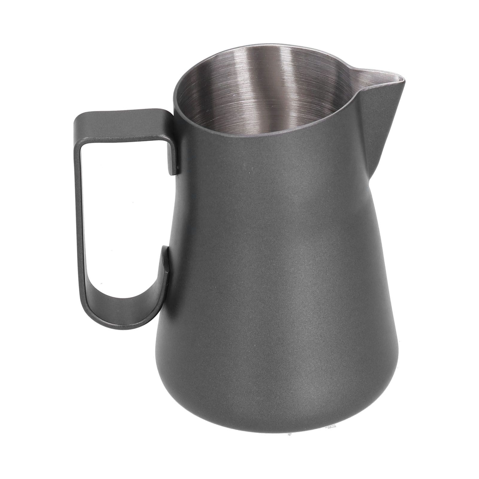 Stainless Steel Frothing Cup Coffee Frothing Pitcher Milk Frothing Jug with Long Diversion Mouth350ml - Image 1