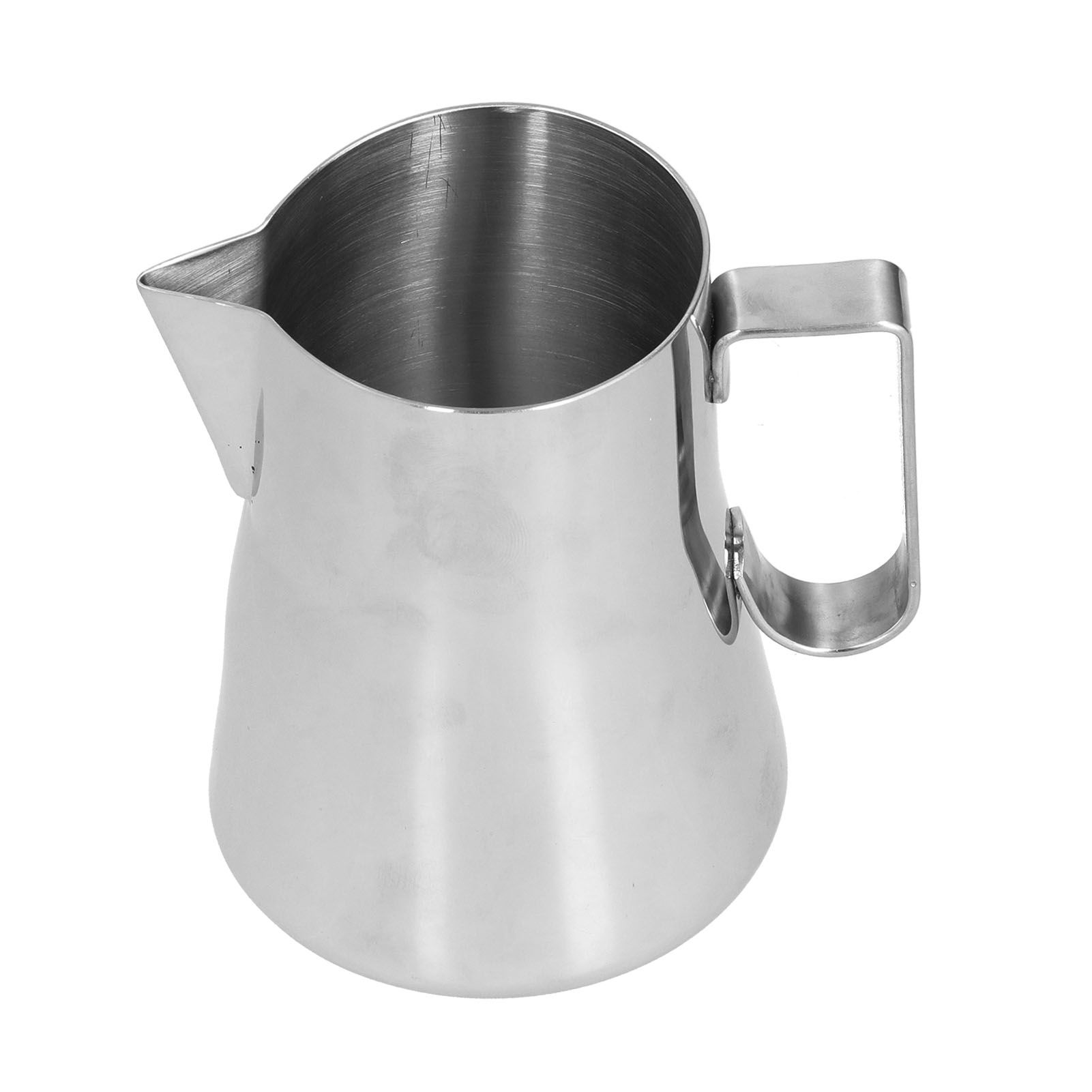 Stainless Steel Milk Frothing Pitcher Comfortable Unique Beautiful Fancy Coffee Cup Garland Pot600ml Stainless Steel - Image 3