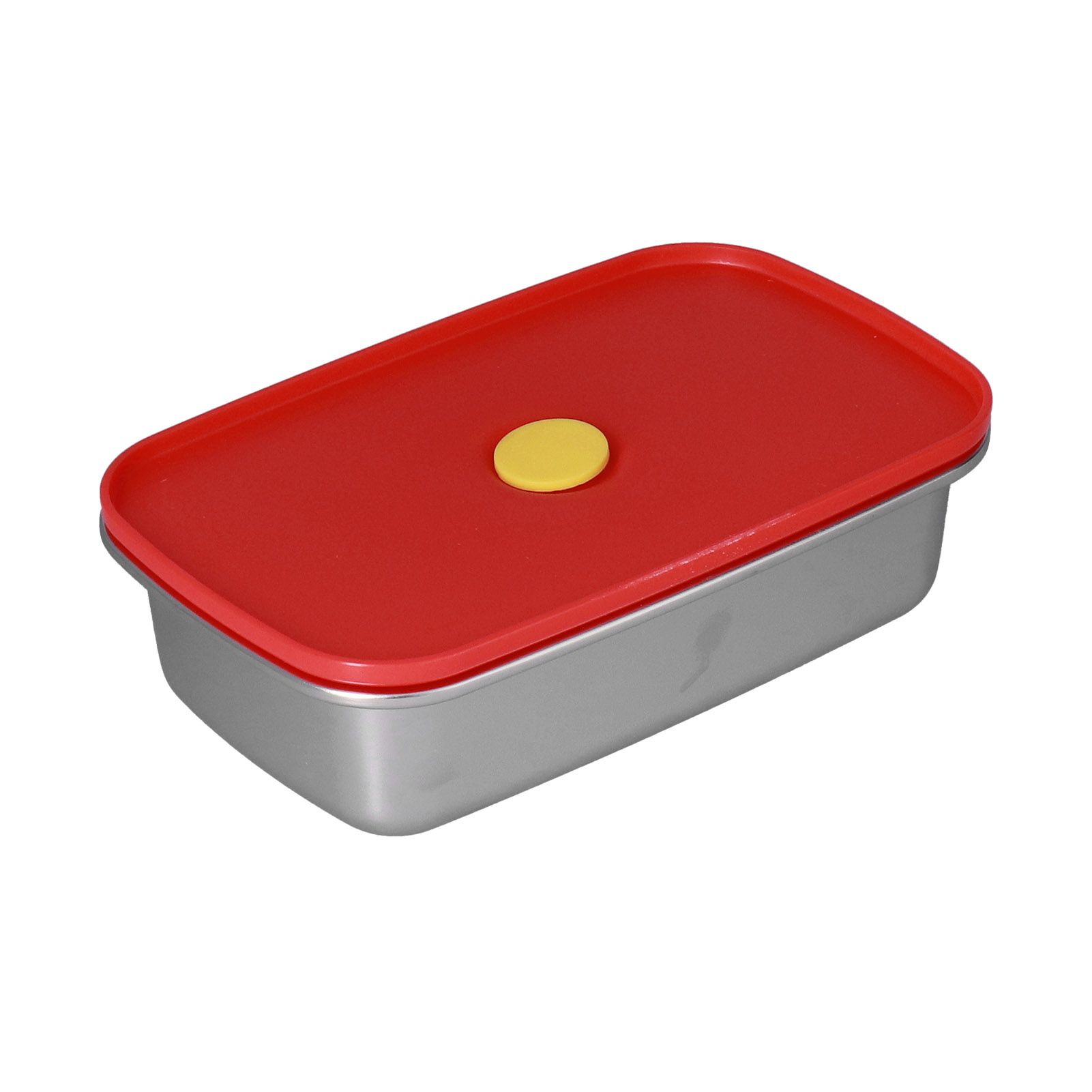 Lunch Box Red Non Pollution Good Sealing Lightweight Easily Clean Bento Box for Workers600ml - Image 3