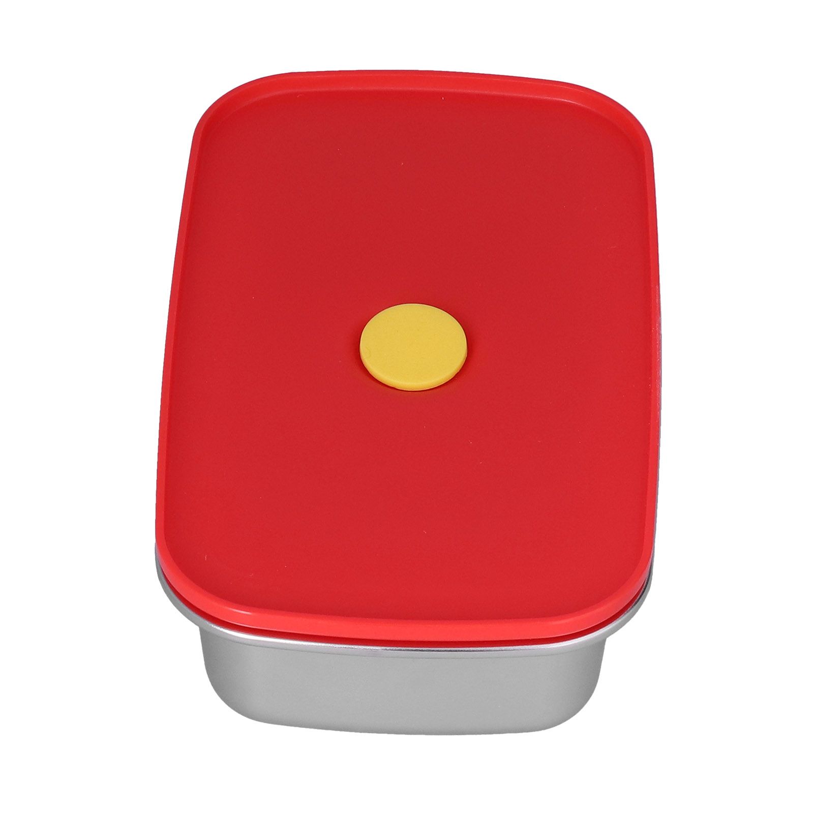 Lunch Box Red Non Pollution Good Sealing Lightweight Easily Clean Bento Box for Workers600ml - Image 5