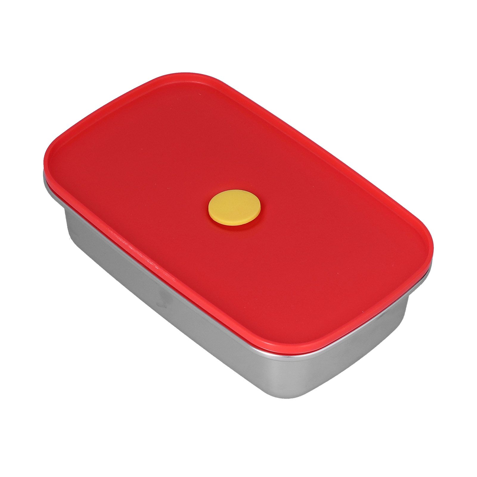 Lunch Box Red Non Pollution Good Sealing Lightweight Easily Clean Bento Box for Workers600ml - Image 7