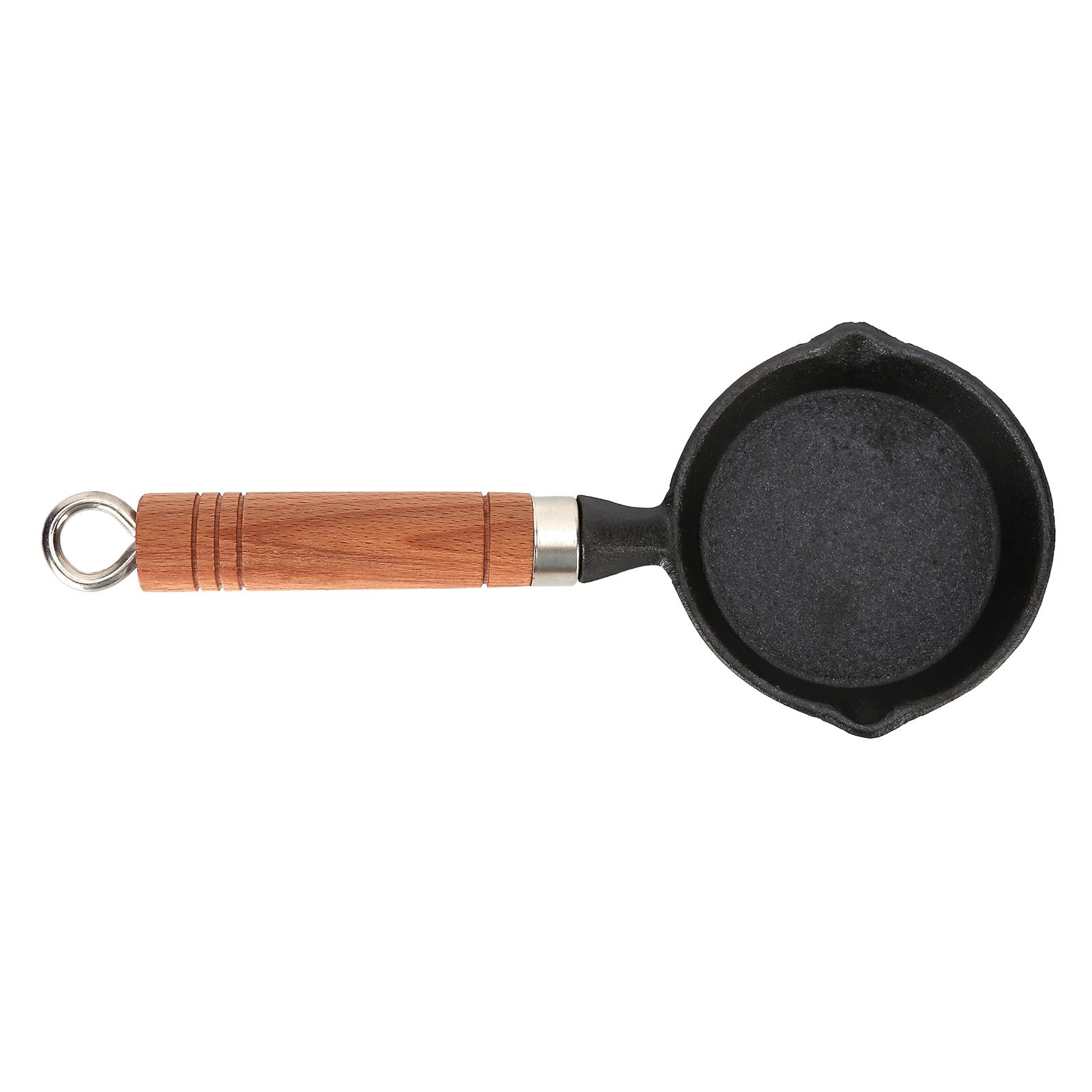 Egg Pan Nonstick Paint Coating Scald Proof Handle Cast Iron Antirust Omelette Pan for Fried Egg Hot Oil - Image 2
