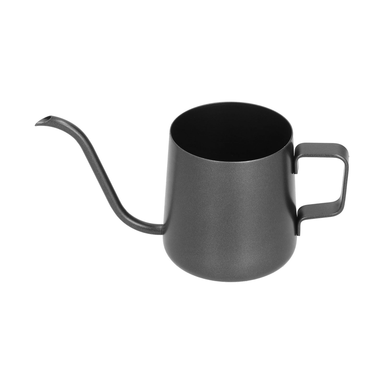 250ml Stainless Steel Hanging Ear Coffee Pot Gooseneck Spout Tea Kettle Pour Over Pot Black - Image 1