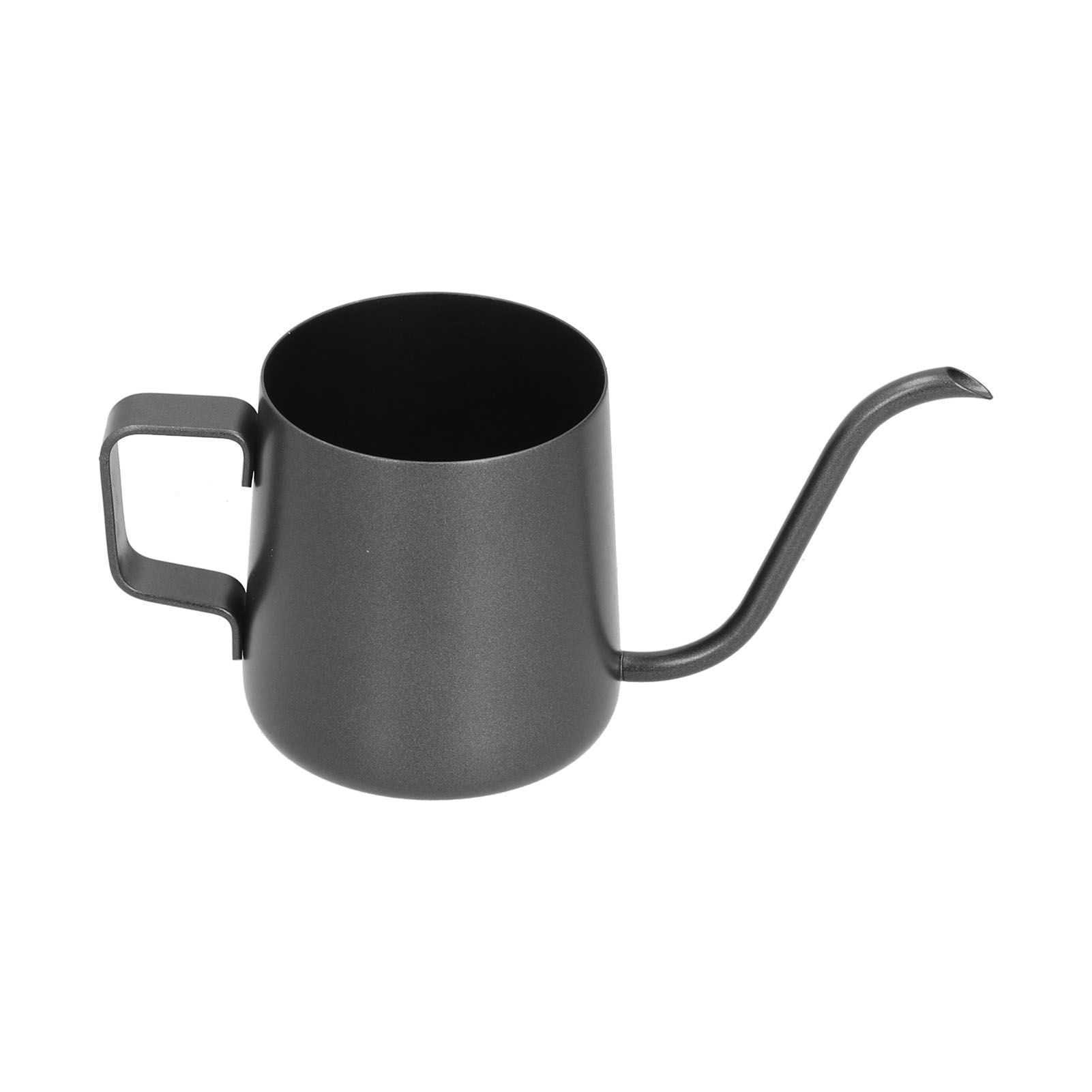 250ml Stainless Steel Hanging Ear Coffee Pot Gooseneck Spout Tea Kettle Pour Over Pot Black - Image 3