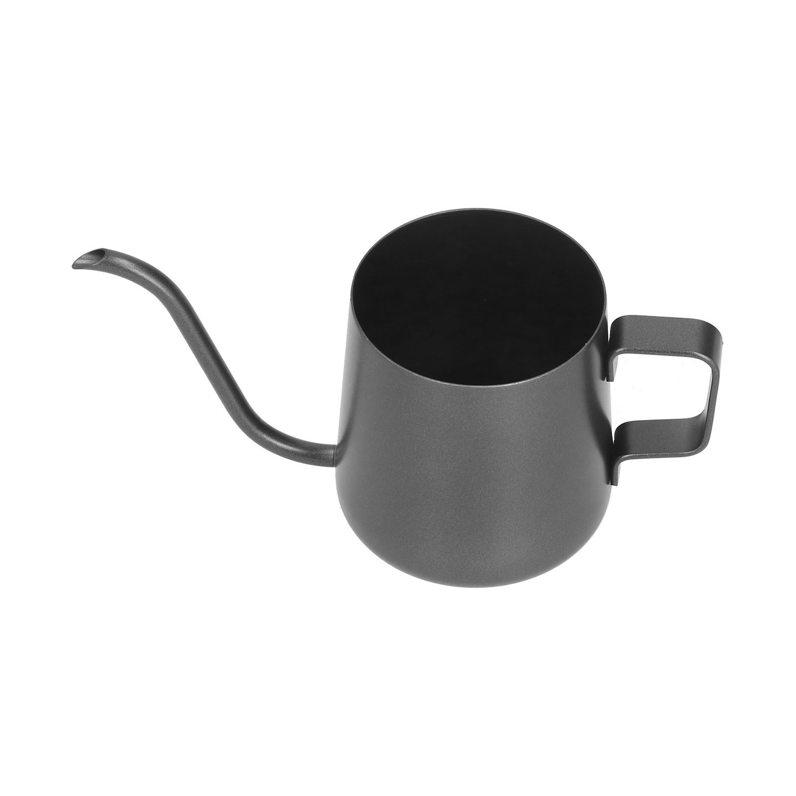 250ml Stainless Steel Hanging Ear Coffee Pot Gooseneck Spout Tea Kettle Pour Over Pot Black - Image 4