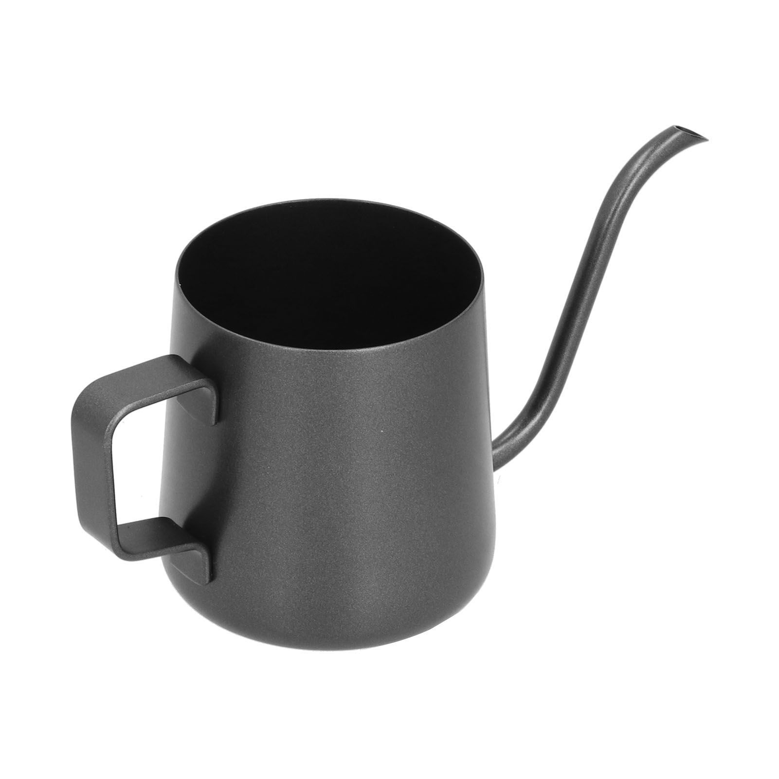250ml Stainless Steel Hanging Ear Coffee Pot Gooseneck Spout Tea Kettle Pour Over Pot Black - Image 6
