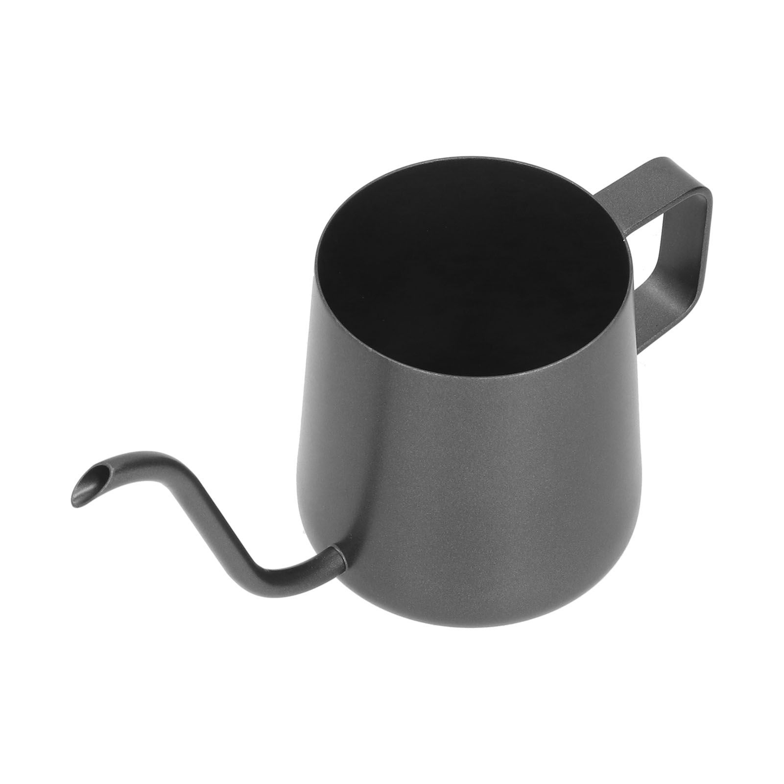 250ml Stainless Steel Hanging Ear Coffee Pot Gooseneck Spout Tea Kettle Pour Over Pot Black - Image 7