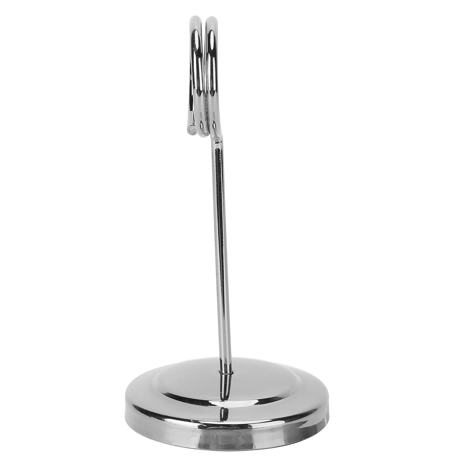 Table Number Holder Stainless Steel Durable Fade Resistant Lightweight Picture Clip for Hotel Restaurant10.5cm Silver - Image 3