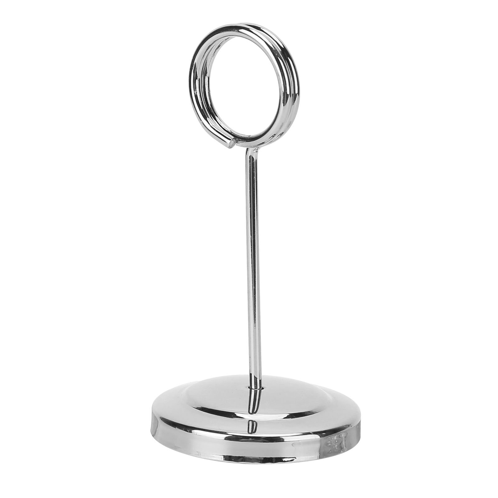 Table Number Holder Stainless Steel Durable Fade Resistant Lightweight Picture Clip for Hotel Restaurant10.5cm Silver - Image 5