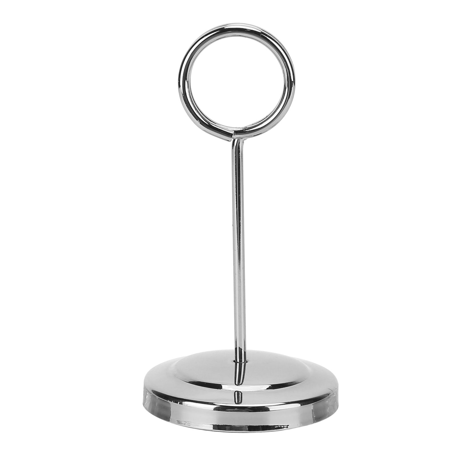 Table Number Holder Stainless Steel Durable Fade Resistant Lightweight Picture Clip for Hotel Restaurant10.5cm Silver - Image 6
