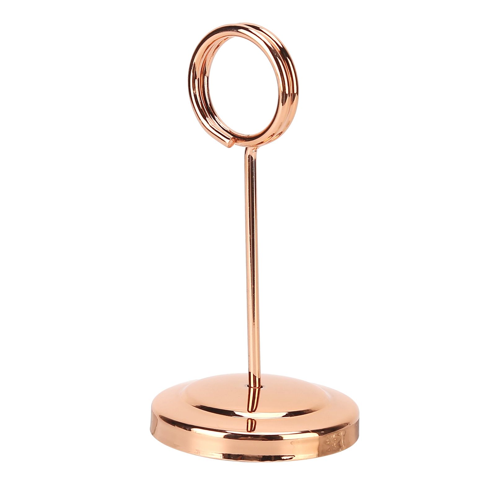 Table Number Holder Stainless Steel Durable Fade Resistant Lightweight Picture Clip for Hotel Restaurant10.5cm Rose Gold - Image 5