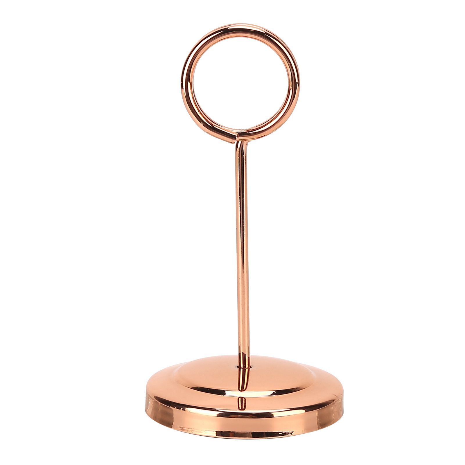 Table Number Holder Stainless Steel Durable Fade Resistant Lightweight Picture Clip for Hotel Restaurant10.5cm Rose Gold - Image 6