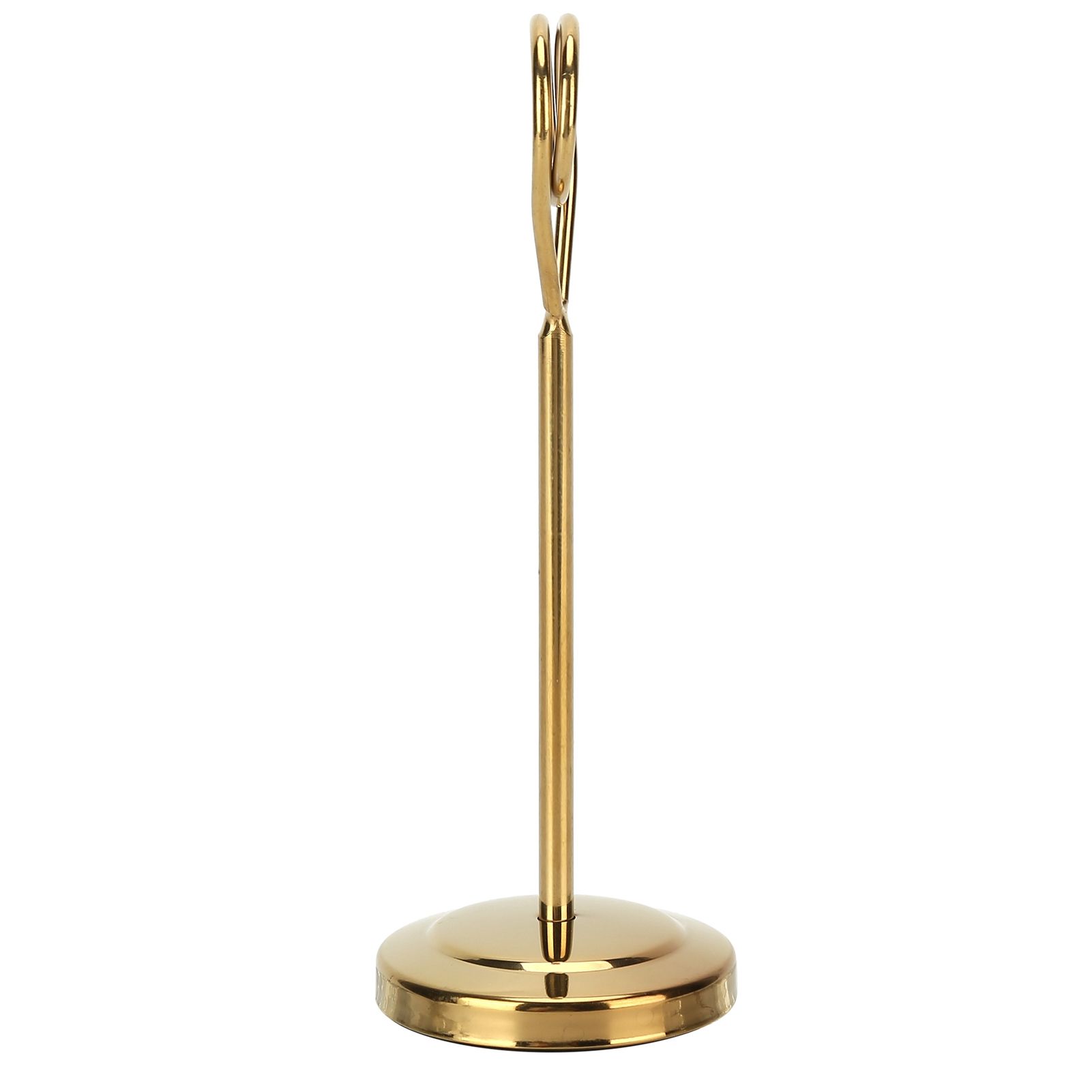 Table Number Holder Stainless Steel Durable Fade Resistant Lightweight Picture Clip for Hotel Restaurant15.5cm Gold - Image 7
