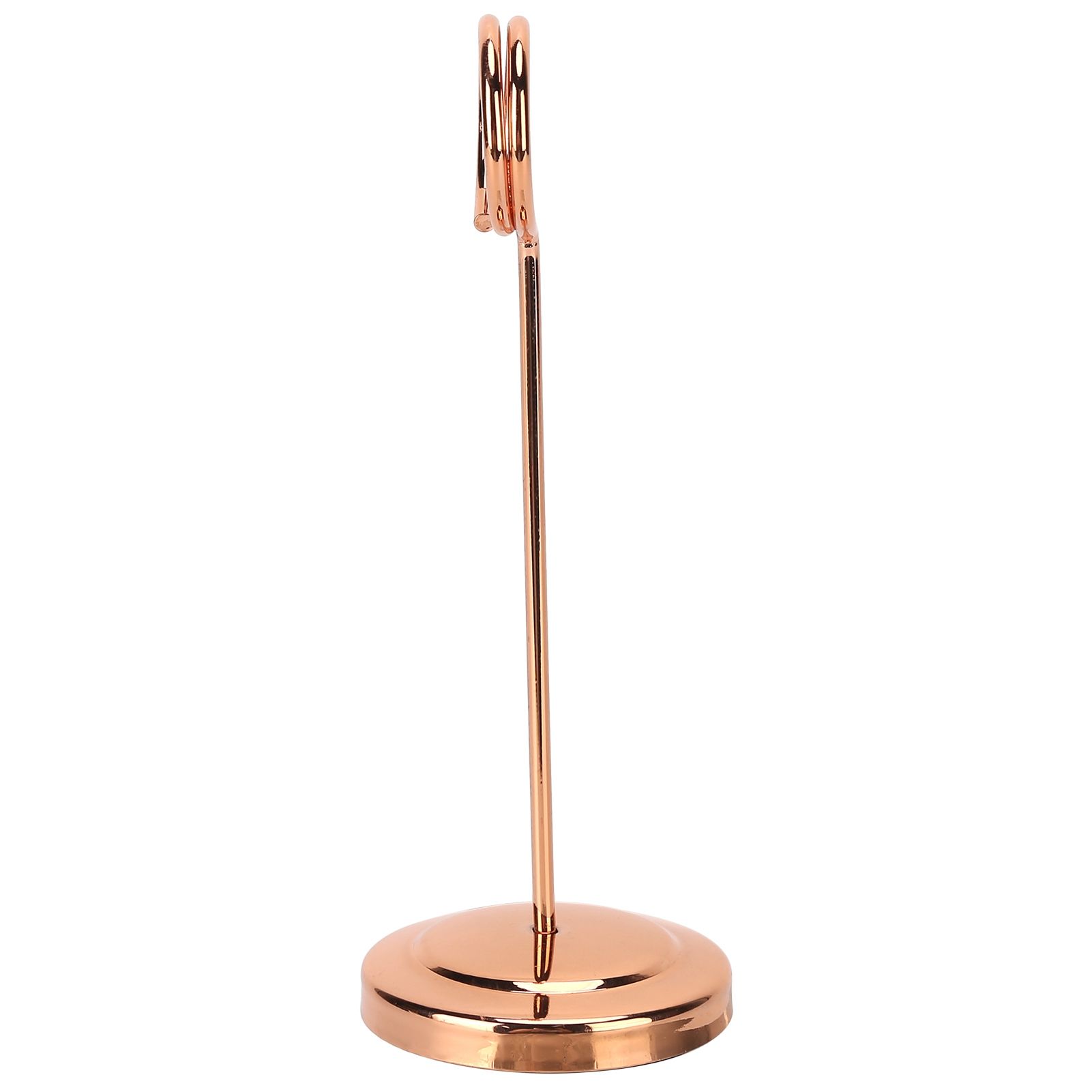 Table Number Holder Stainless Steel Durable Fade Resistant Lightweight Picture Clip for Hotel Restaurant15.5cm Rose Gold - Image 3
