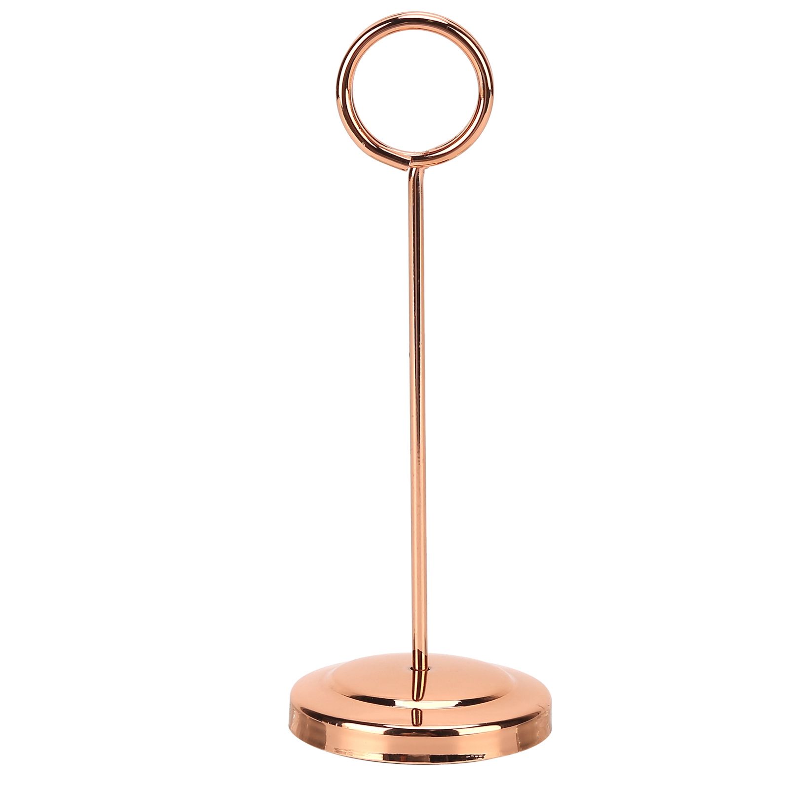 Table Number Holder Stainless Steel Durable Fade Resistant Lightweight Picture Clip for Hotel Restaurant15.5cm Rose Gold - Image 7