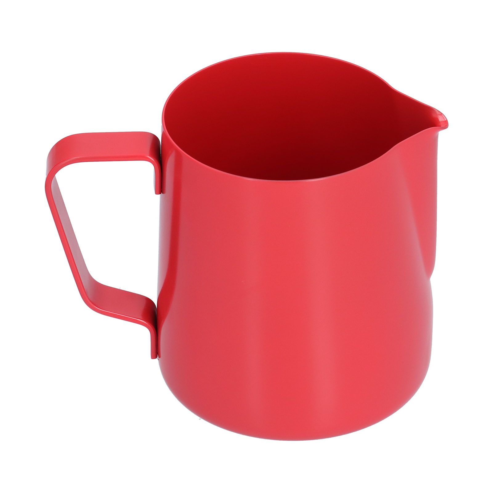 400ml PTFE Pointed Mouth Milk Frothing Jug Stainless Steel Coffee Jug for Home KitchenRed - Image 1