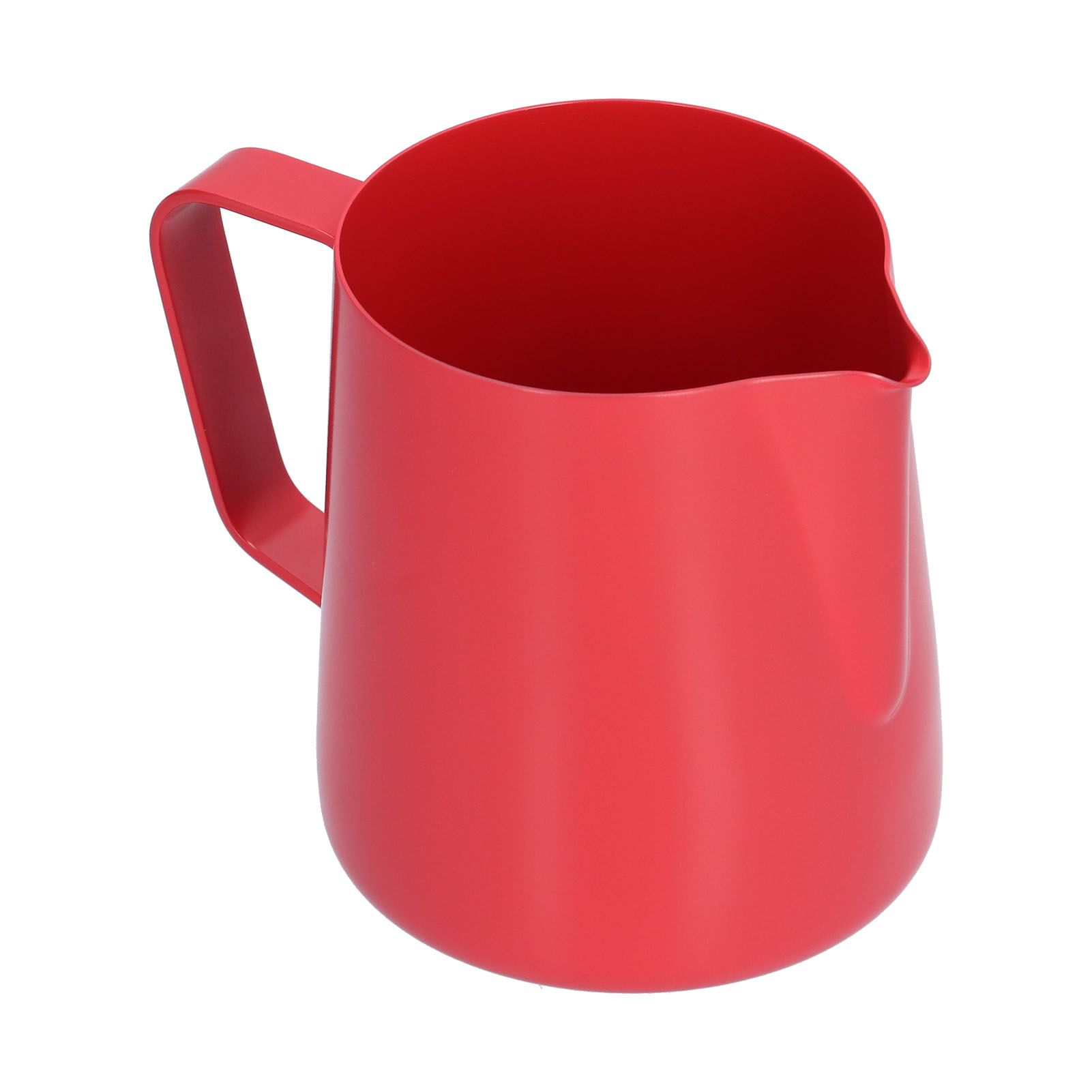 400ml PTFE Pointed Mouth Milk Frothing Jug Stainless Steel Coffee Jug for Home KitchenRed - Image 2