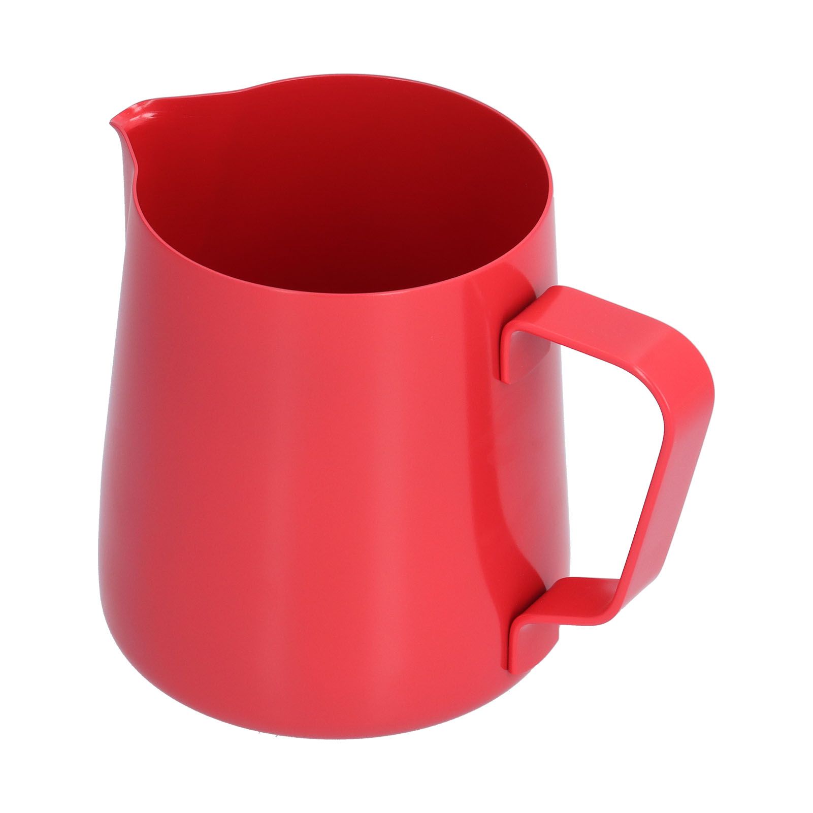 400ml PTFE Pointed Mouth Milk Frothing Jug Stainless Steel Coffee Jug for Home KitchenRed - Image 3