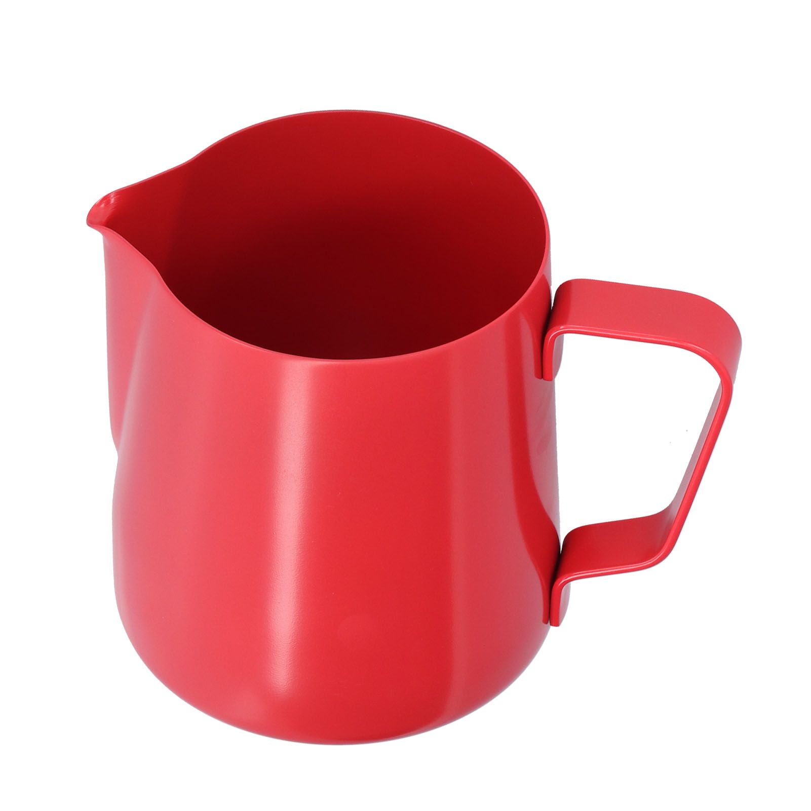 400ml PTFE Pointed Mouth Milk Frothing Jug Stainless Steel Coffee Jug for Home KitchenRed - Image 4