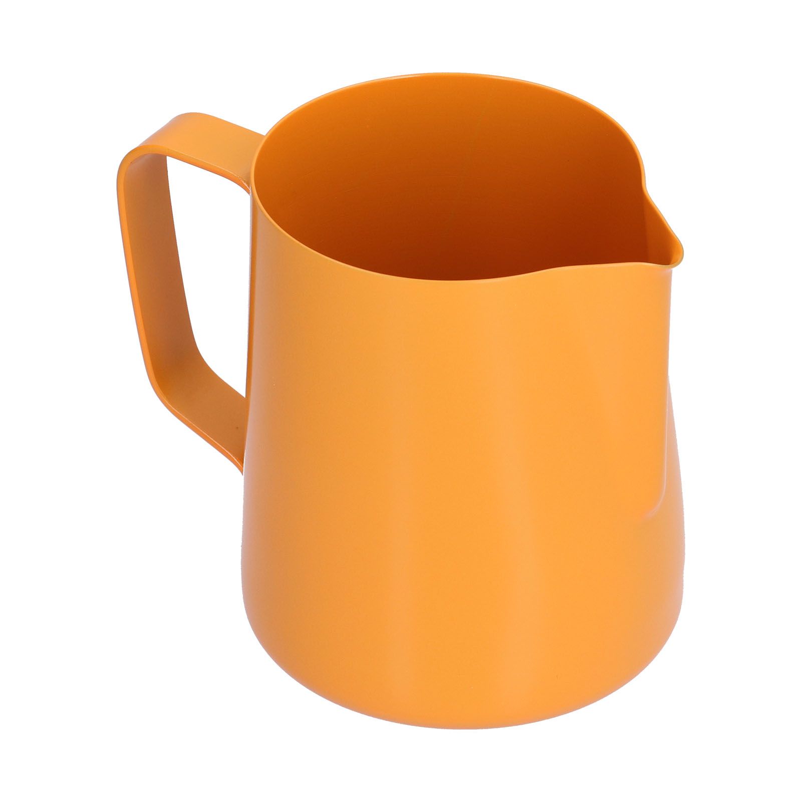 400ml PTFE Pointed Mouth Milk Frothing Jug Stainless Steel Coffee Jug for Home KitchenOrange - Image 5