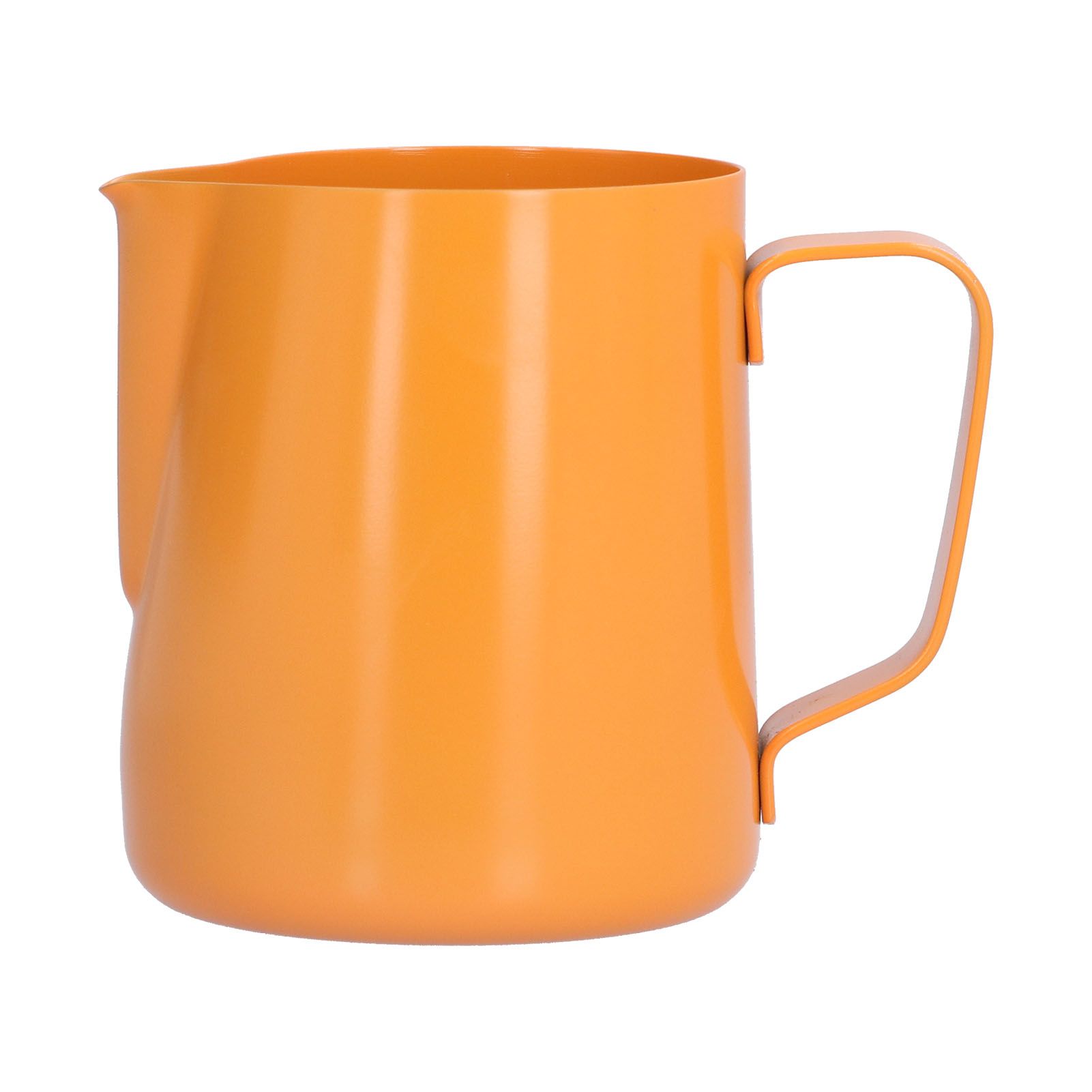 400ml PTFE Pointed Mouth Milk Frothing Jug Stainless Steel Coffee Jug for Home KitchenOrange - Image 7