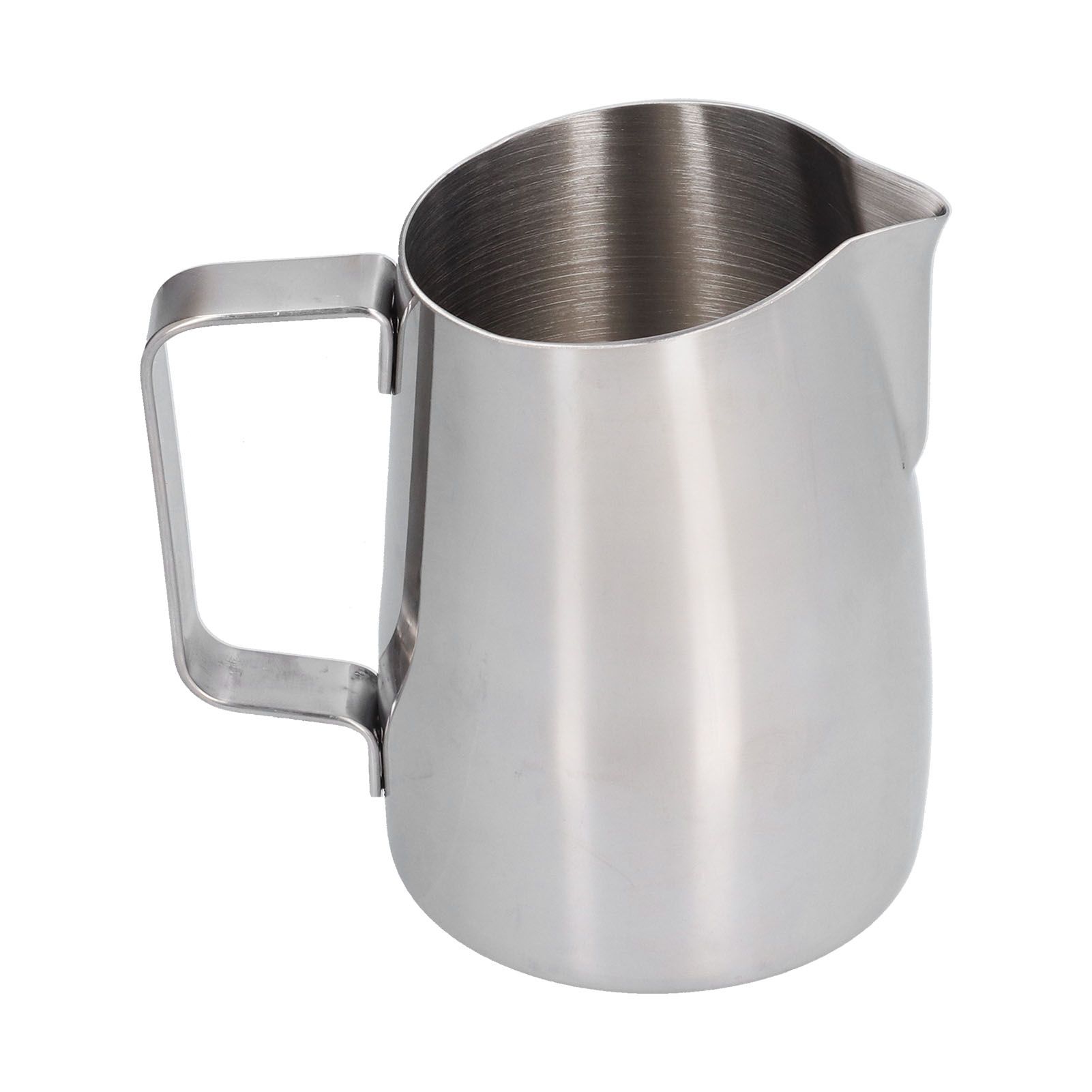 400ml 304 Stainless Steel Coffee Jug Oblique Mouth Milk Frothing Jug for Home Kitchen - Image 1
