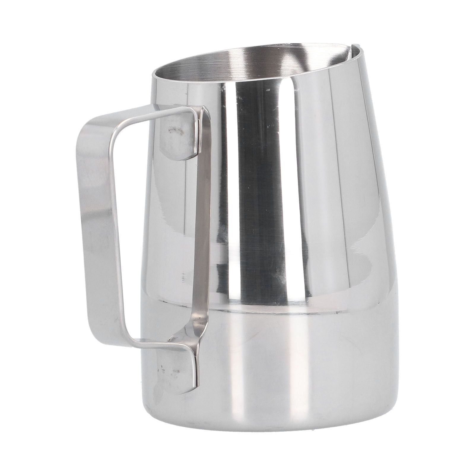 400ml 304 Stainless Steel Coffee Jug Oblique Mouth Milk Frothing Jug for Home Kitchen - Image 4