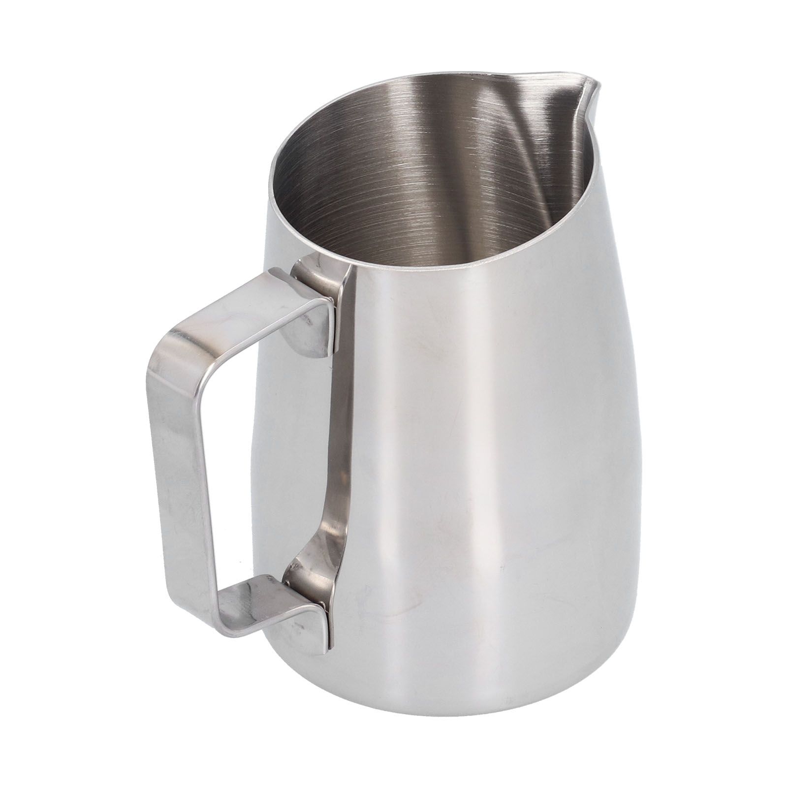 400ml 304 Stainless Steel Coffee Jug Oblique Mouth Milk Frothing Jug for Home Kitchen - Image 7
