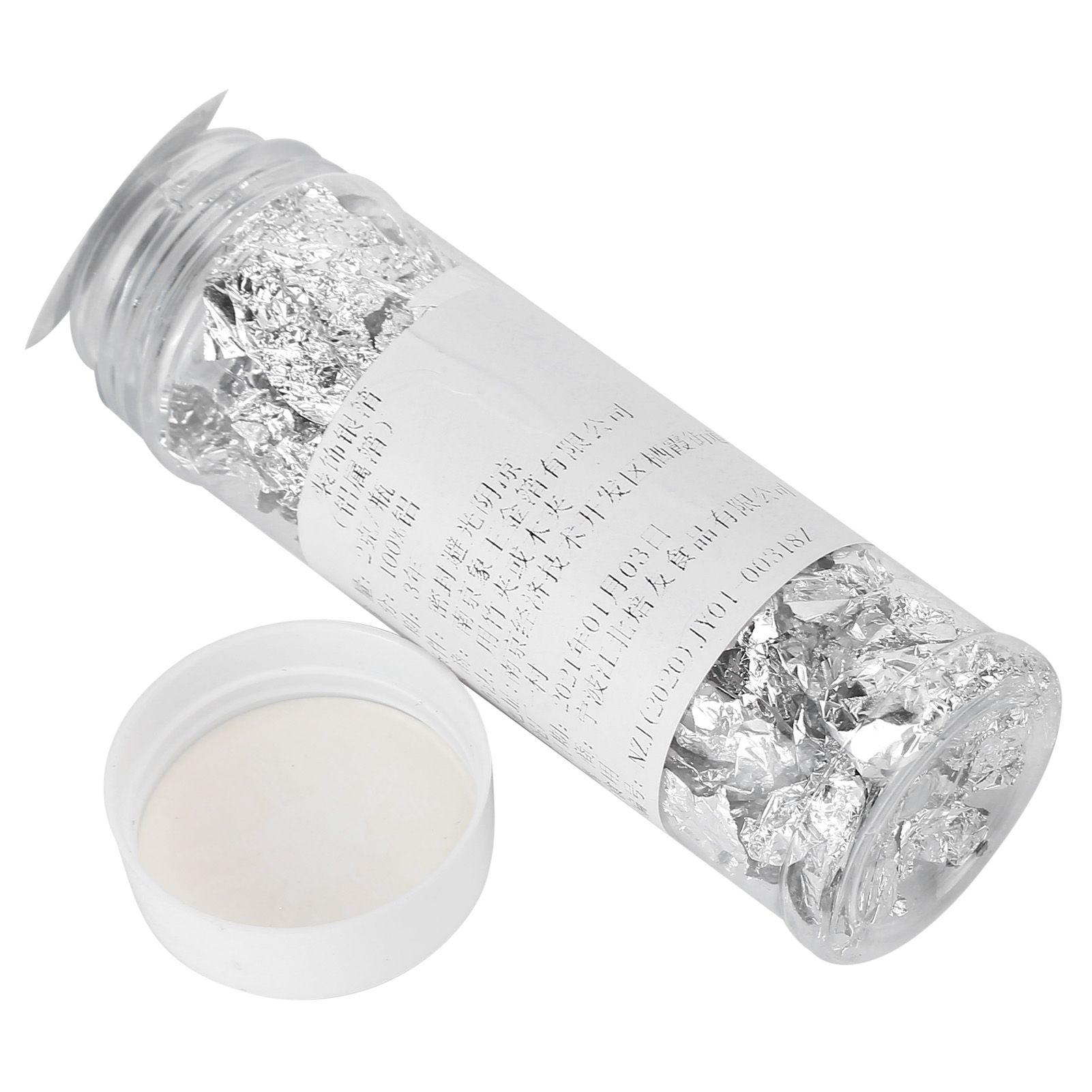 2g Silver Foil Inedible Silver Leaf Flakes for Cooking Cake and Chocolate Decoration Crafts and Arts - Image 8