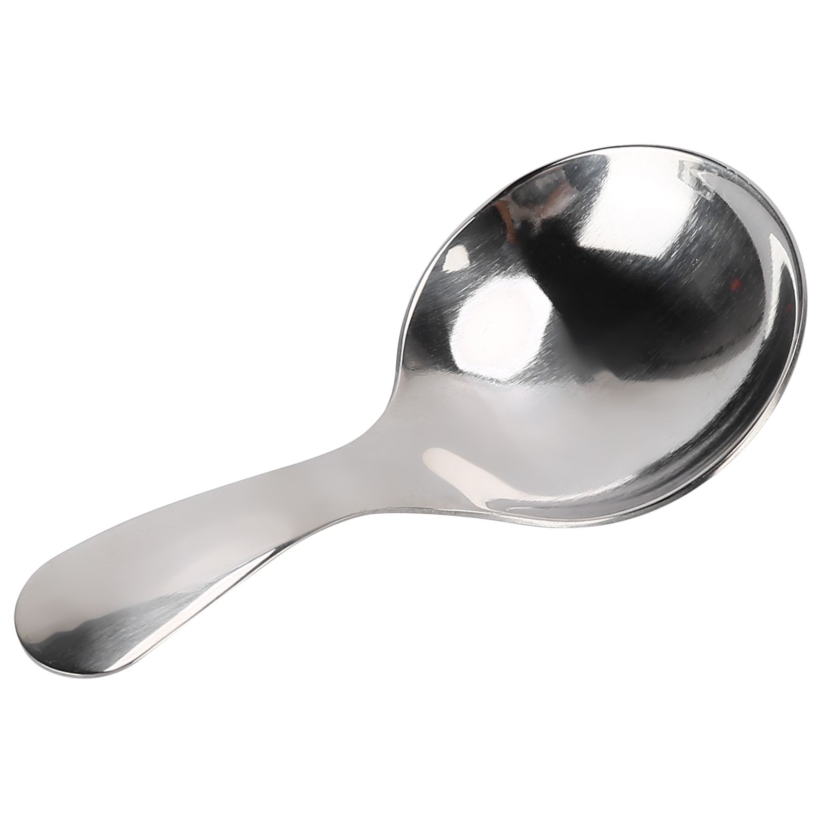 Stainless Steel Scoop Multifunctional Short Handle Ice Cream Sugar Tea Salt Coffee Spoon - Image 1