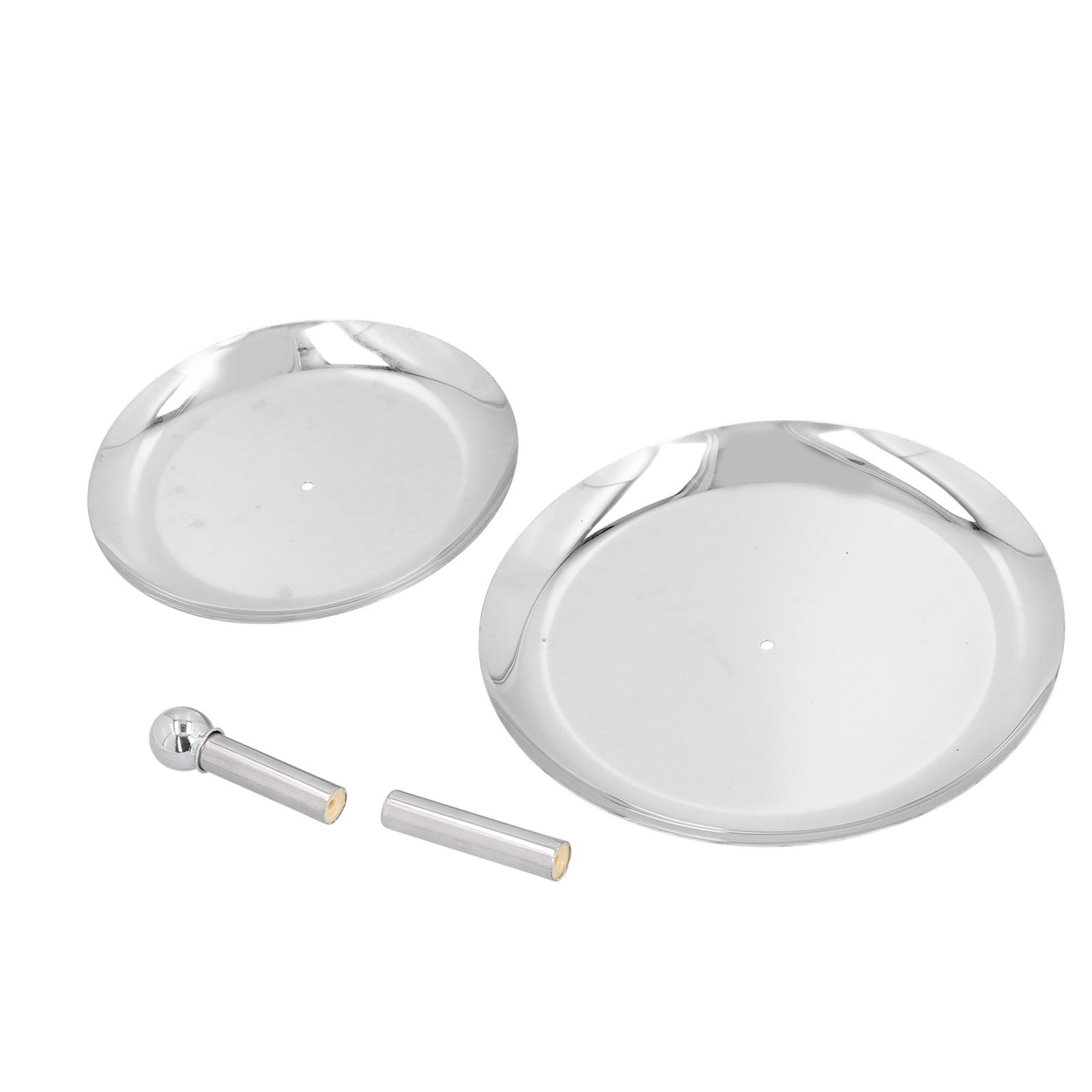 Fruit Tray Stainless Steel 2 Layers Multifunctional Durable Self Service Cupcake Stand for Home Hotel - Image 7