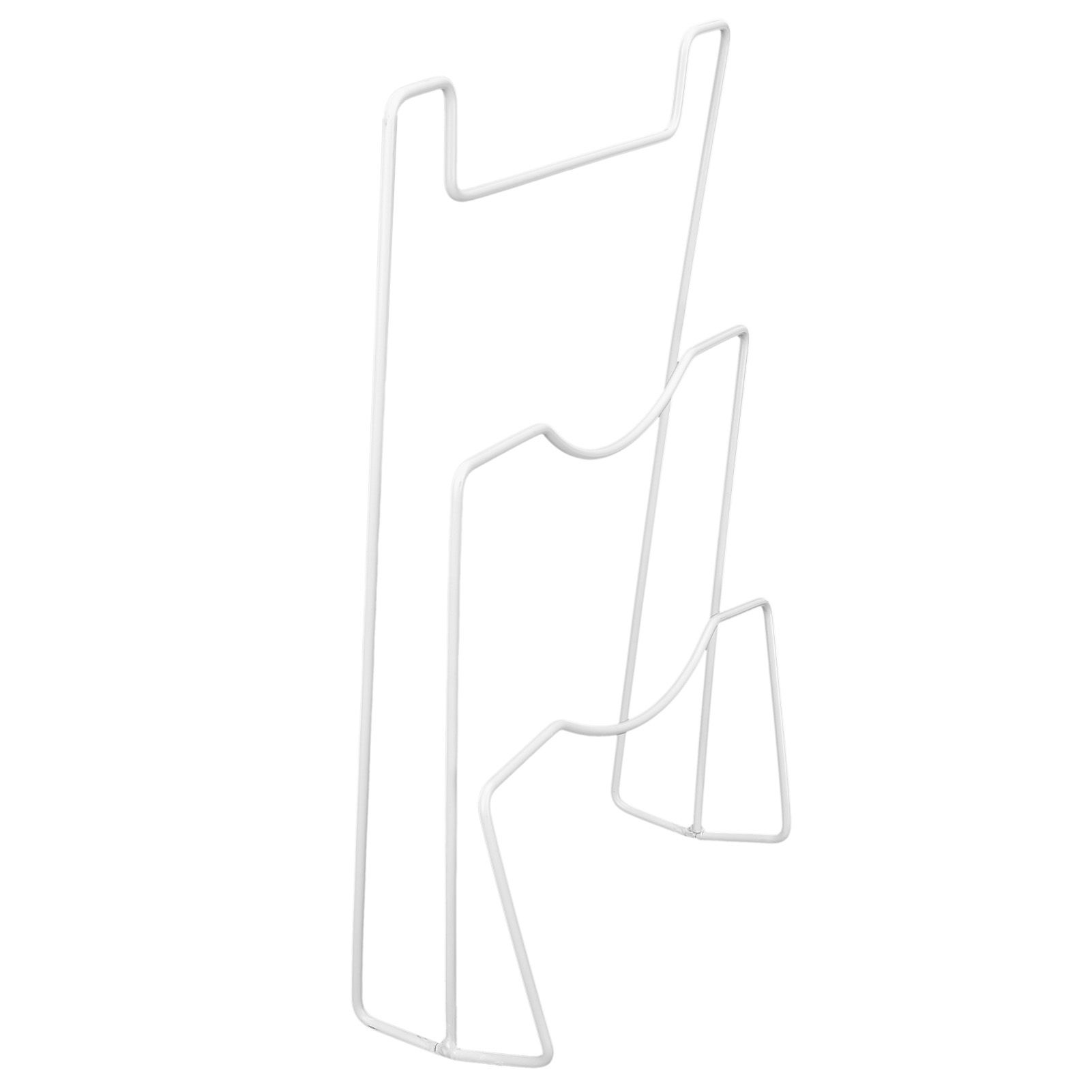 Wrought Iron Cabinet Door Mount Pot Lid Organizer Cutting Board Holder Kitchen Cookware Storage - Image 4