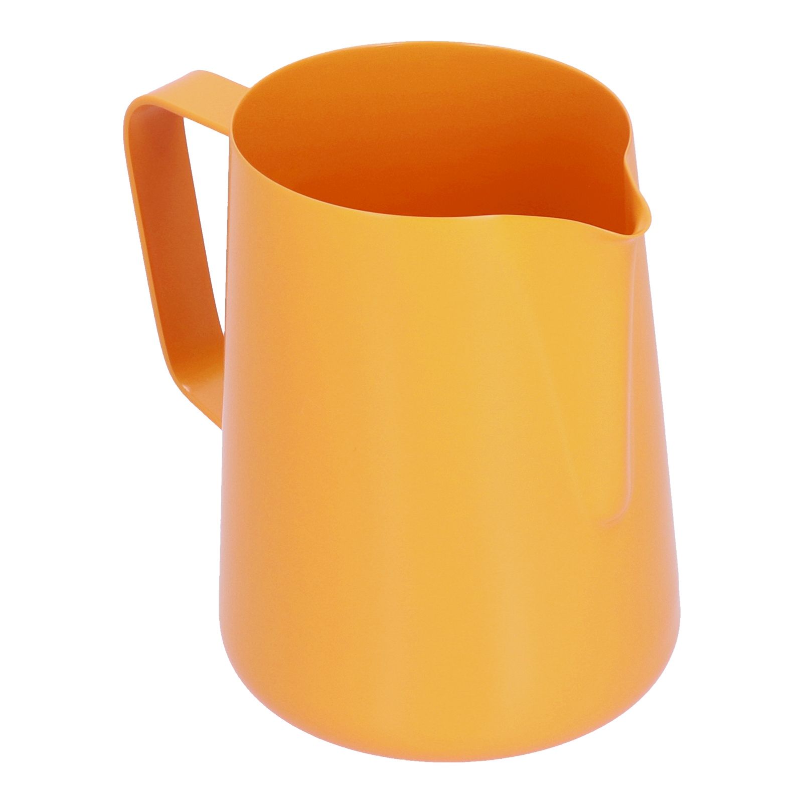 600ml Stainless Steel Frothing Pitcher Milk Coffee Frothing Jug with Pointed Spout for HomeOrange - Image 2
