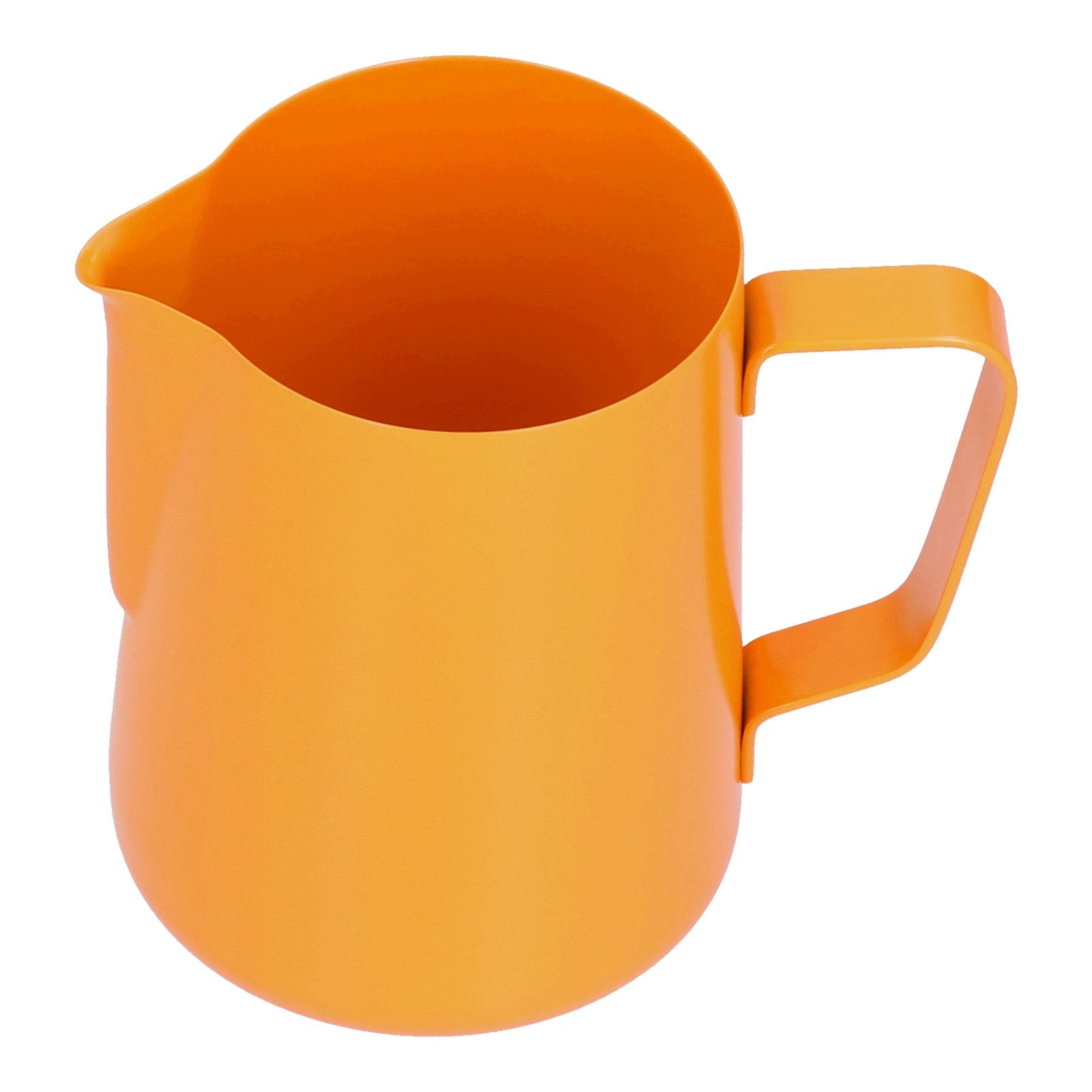 600ml Stainless Steel Frothing Pitcher Milk Coffee Frothing Jug with Pointed Spout for HomeOrange - Image 7