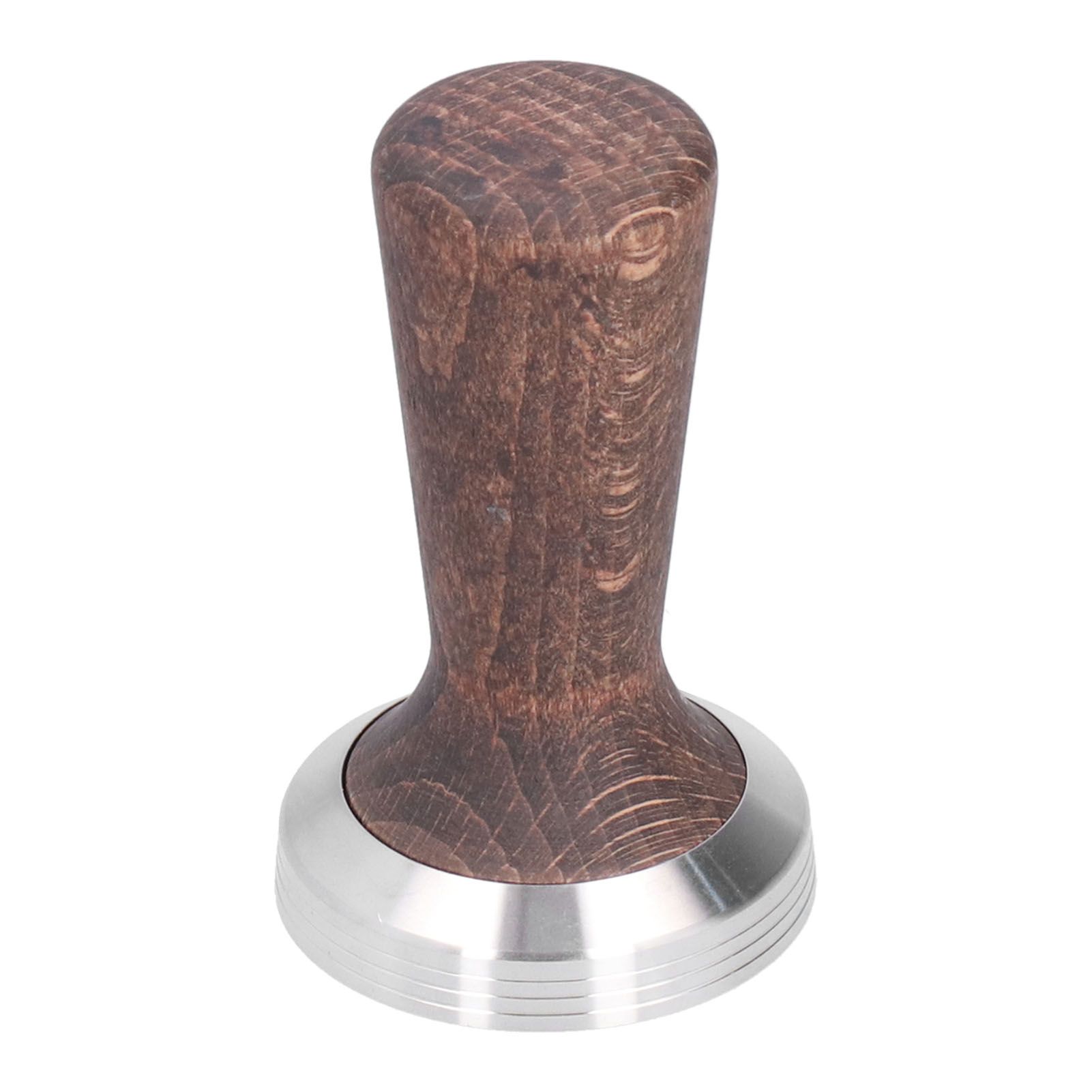 58mm Tamper Tool Black Walnut 304 Stainless Steel Portable Coffee Tamper for Home Coffee Shop - Image 1